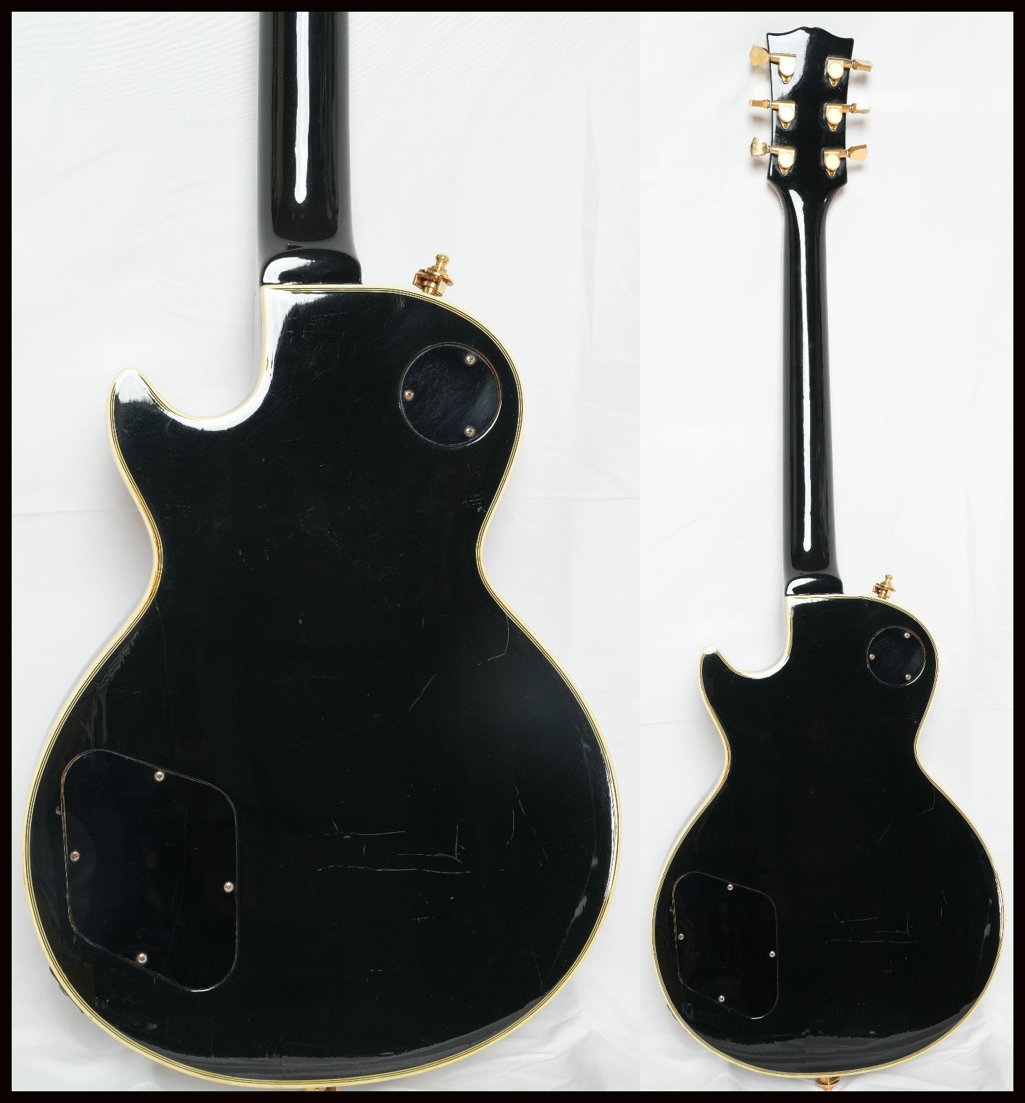 ☆EDWARDS by ESP E-LP Les Paul Custom 初期型 極太ネック レスポール