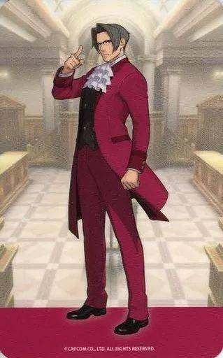 中古】キャラカード 御剣怜侍(逆転裁判6) オリジナルトレーディング