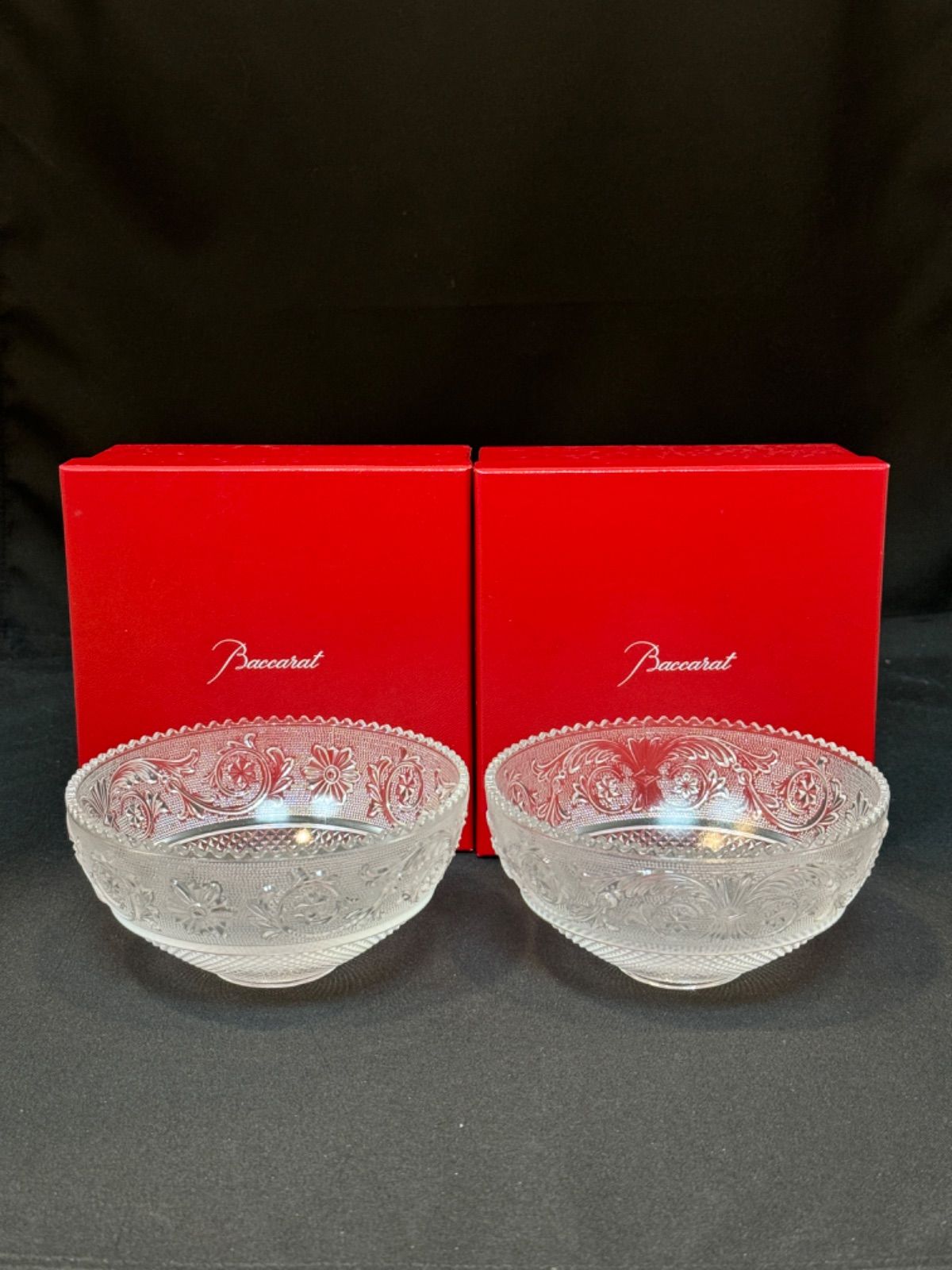 新品未使用)バカラ アラベスクスモールボウル2客セット - メルカリ