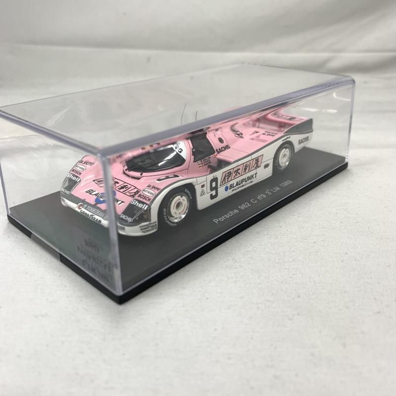 中古】Spark 1/43 ミニカー 962C #9 富士 1989 伊太利屋 Spark Porsche