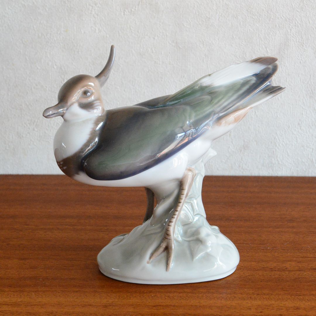 B&G ビングオーグレンダール フィギュリン Northern Lapwing タゲリ