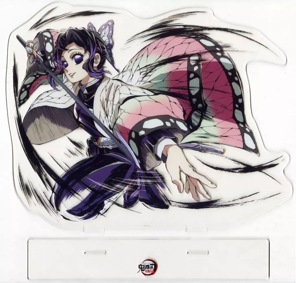 新品 鬼滅の刃 柱稽古編 C105 幕間画集 豪華版 箔押しミニ色紙 胡蝶