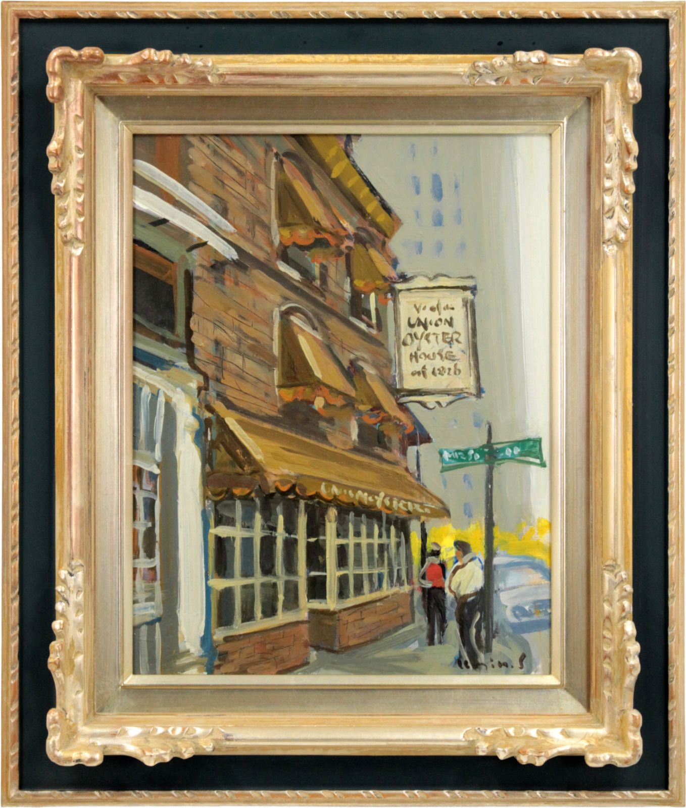 メルカリだけの出品 ご注意下さい】油絵 中島達幸 {巴里-モンスニの