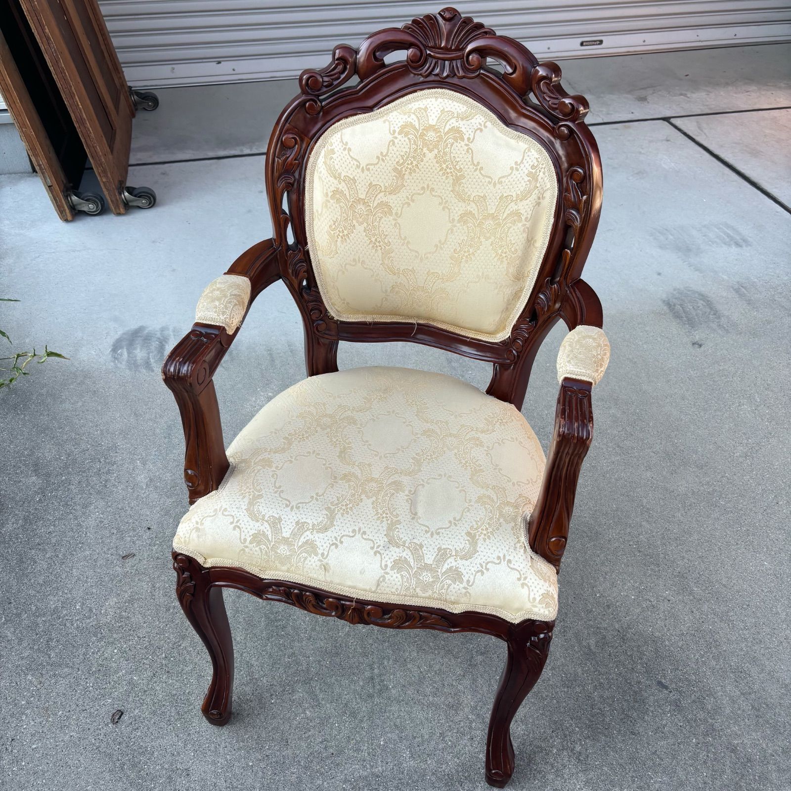 椅子 ダイニングチェア チェア クロシオ フランシスカチェア 肘付