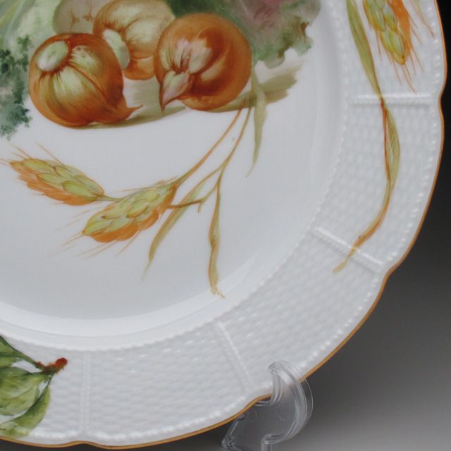 ニンフェンブルク 野菜絵 プレート アンティーク 19世紀末 24cm - メルカリ