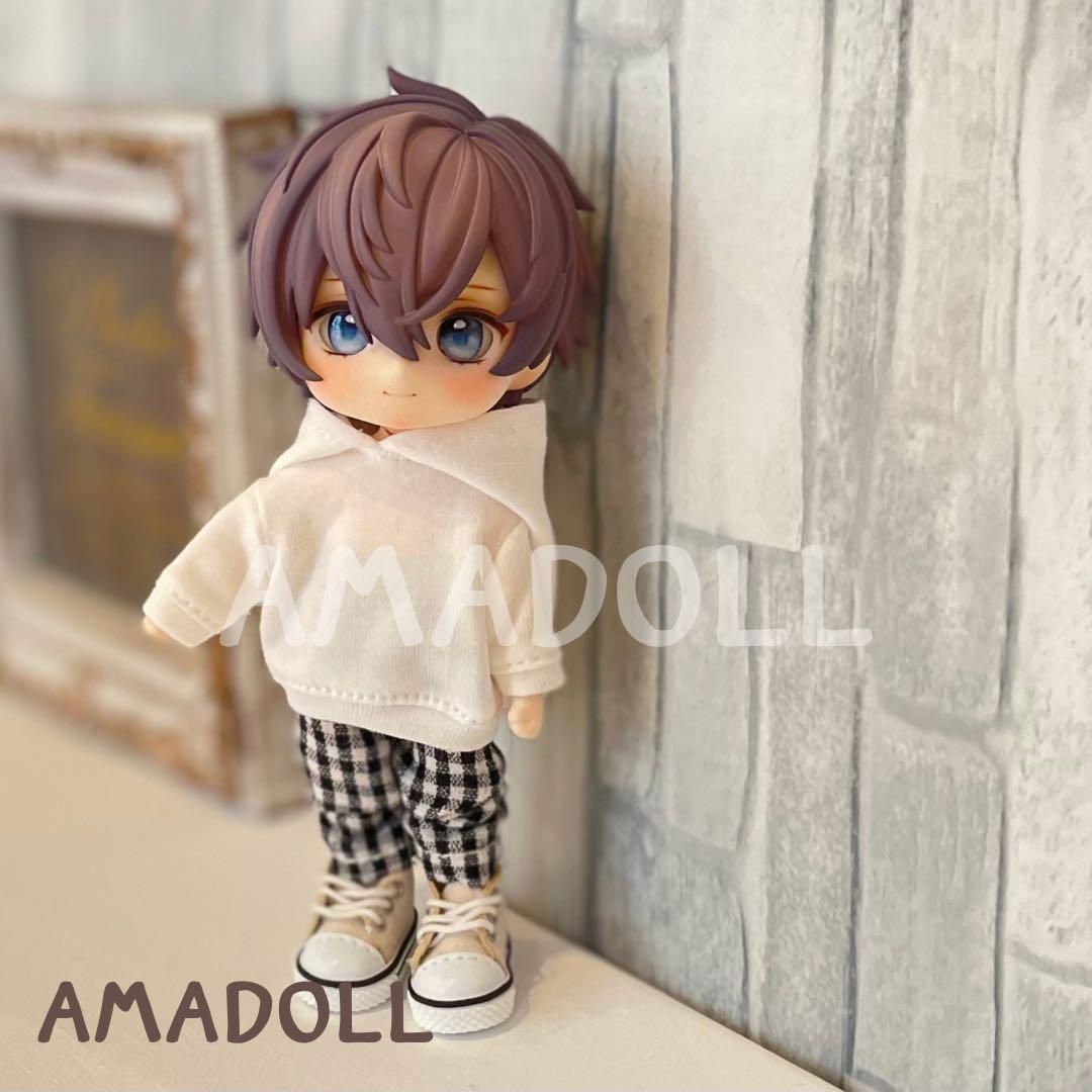 ねんどろいどどーる オビツ11 服 1/12 パーカー セット 男の子 靴 身長