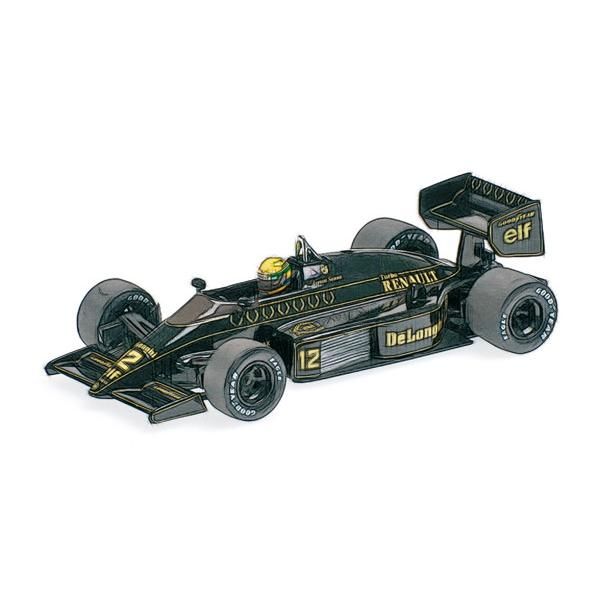 新品 MINICHAMPS 1/43 ロータス ルノー 98T アイルトン・セナ ドイツGP
