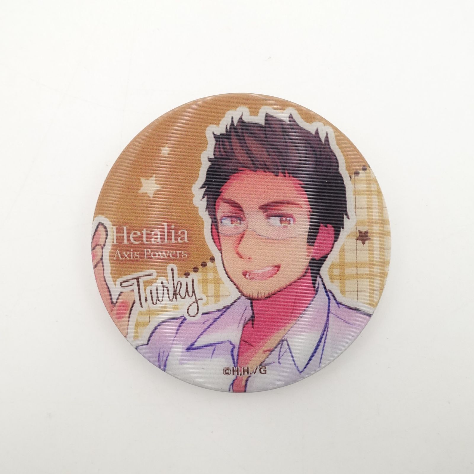 ヘタリア Axis Powers トルコ チェンジング缶バッジ 学園ヘタリアだ