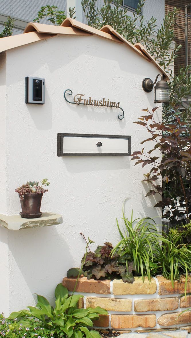 ポストカバー 目隠し ティロワール アンティーク ハンドメイド FRP