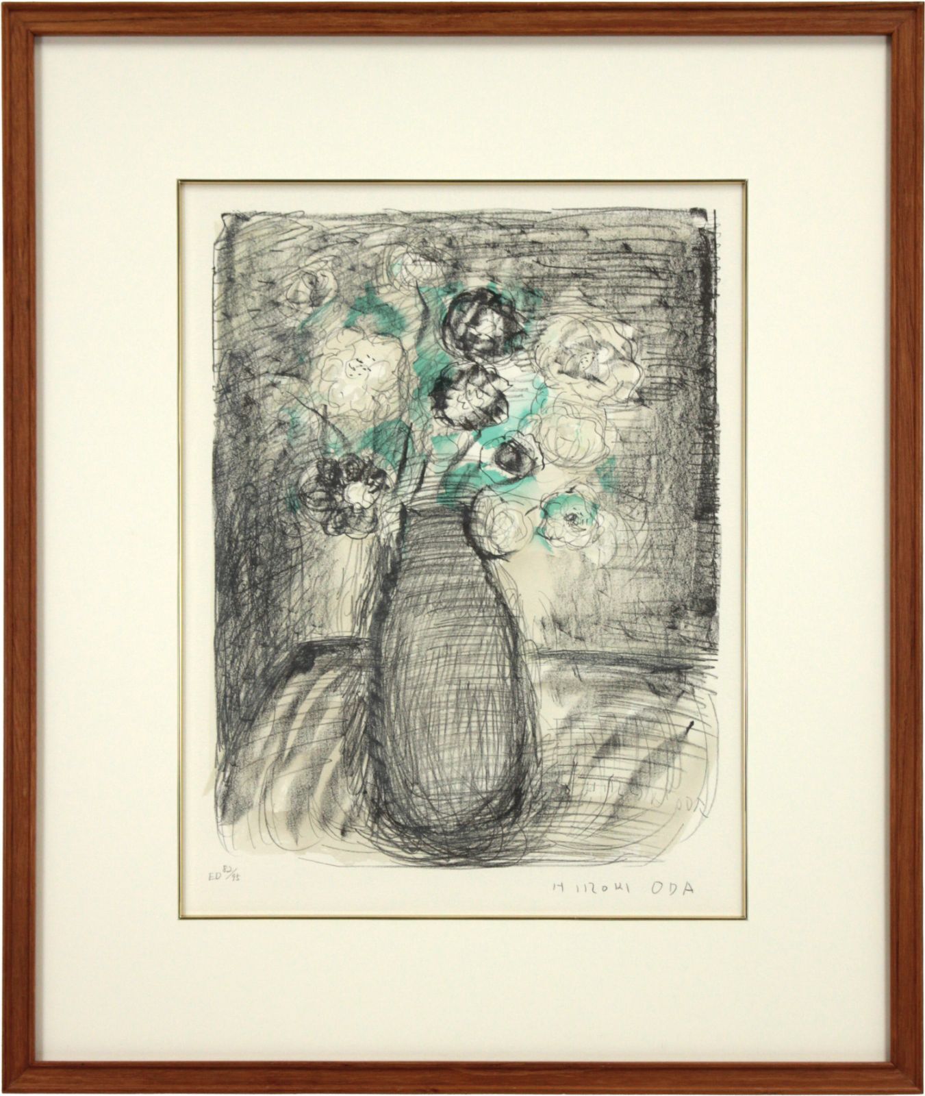 織田廣喜 「花」 リトグラフ 絵画 - メルカリ