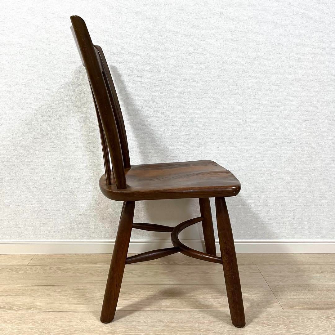 そ73【柏木工】ダイニングチェア 木製 ウインザーチェア 飛騨高山