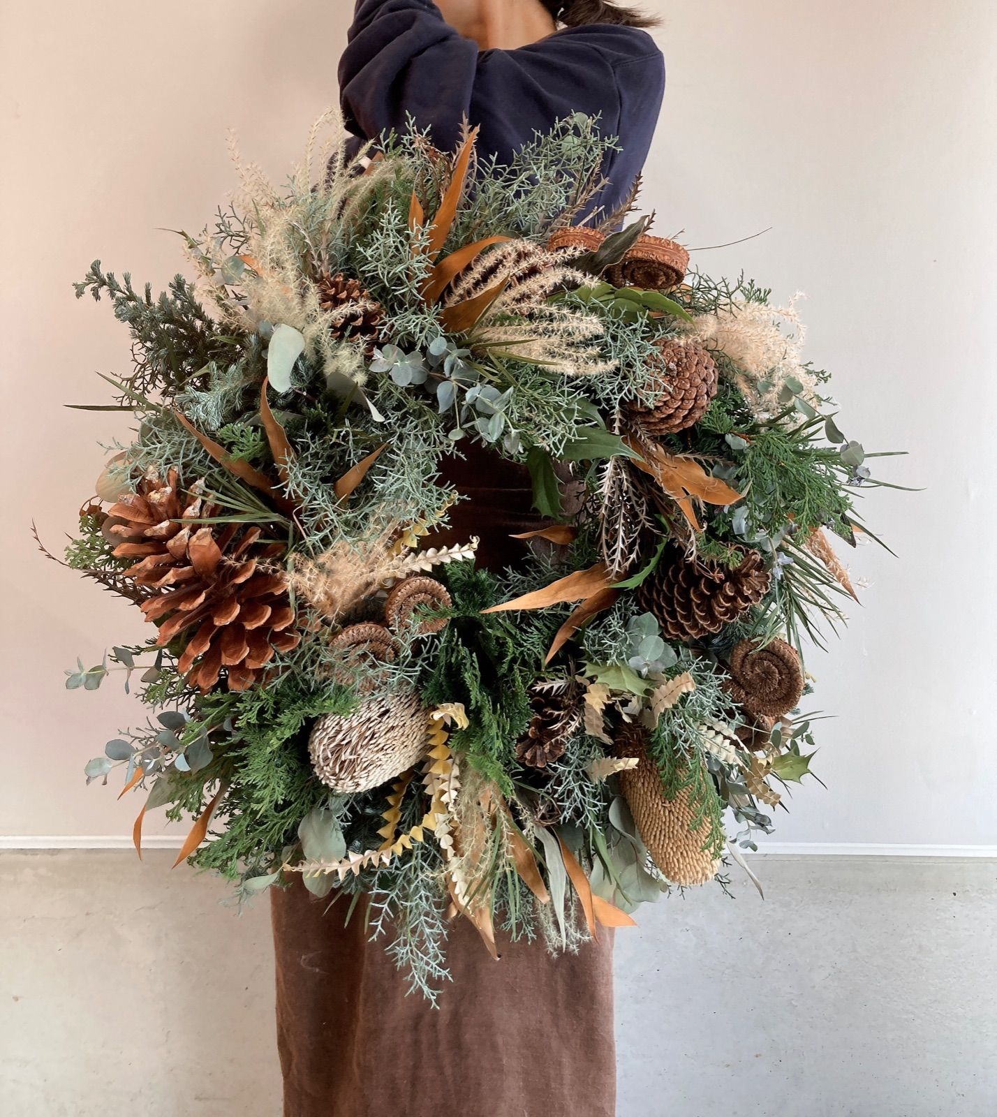 特大クリスマスリース 70cm 送料込み - メルカリ