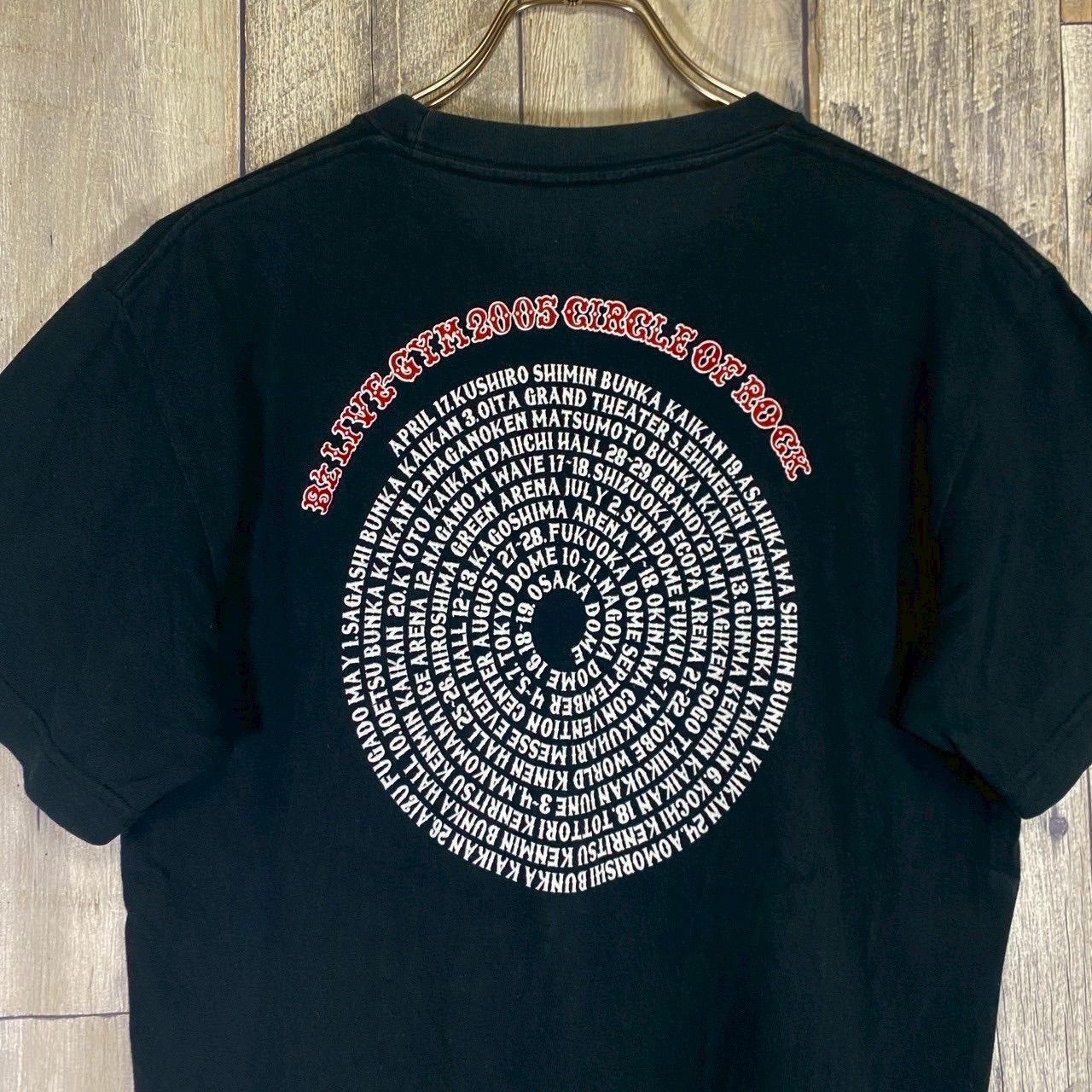 CIRCLE OF ROCK サークルオブロック B'z LIVE 2005 バックプリント