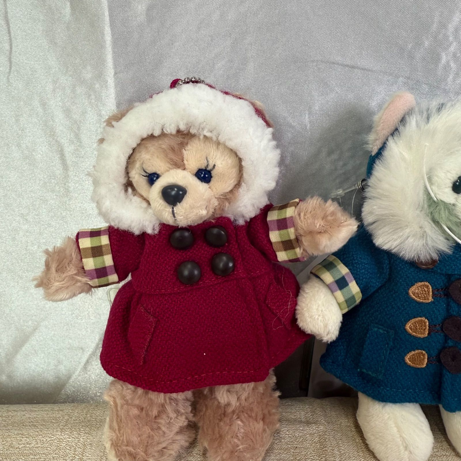 大人気】ダッフィー ぬいぐるみバッジ ダッフルコート 2016 3体セット