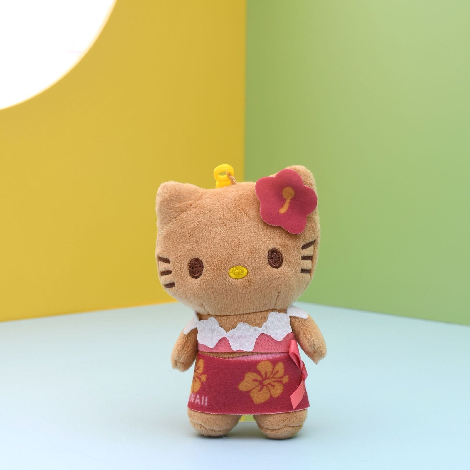 ハワイ 日焼けキティ ぬいぐるみ ハローキティ 新品 ABC ハイビスカス