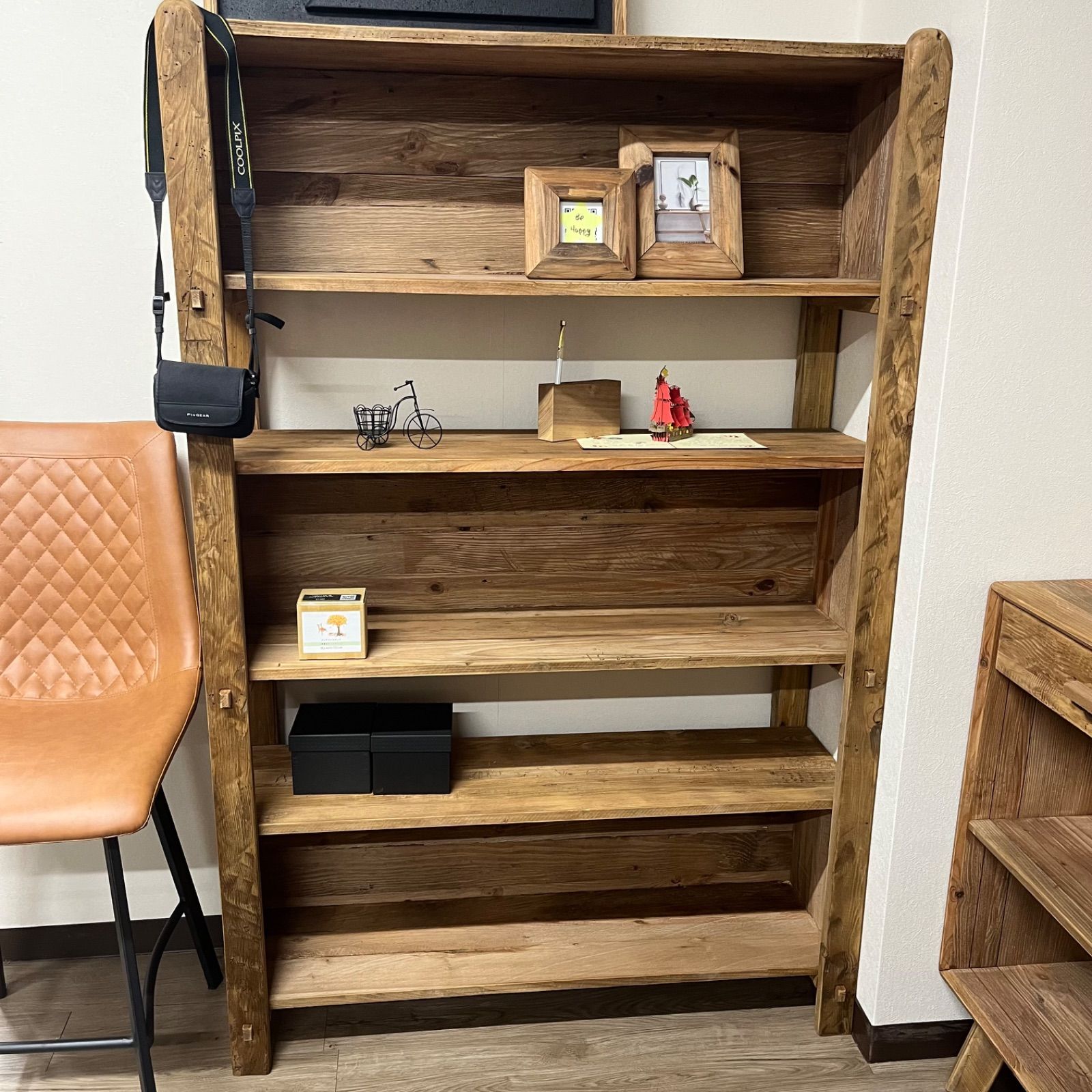 木製 シェルフ キャビネット 棚 レトロ アンティーク ヴィンテージ