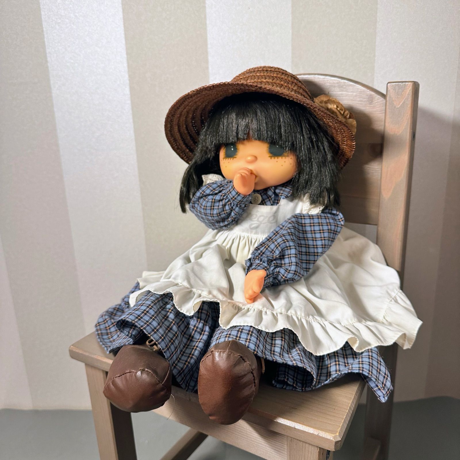 1970年代 47cm 当時物 レトロ セキグチ マドモアゼル ジェジェ 人形