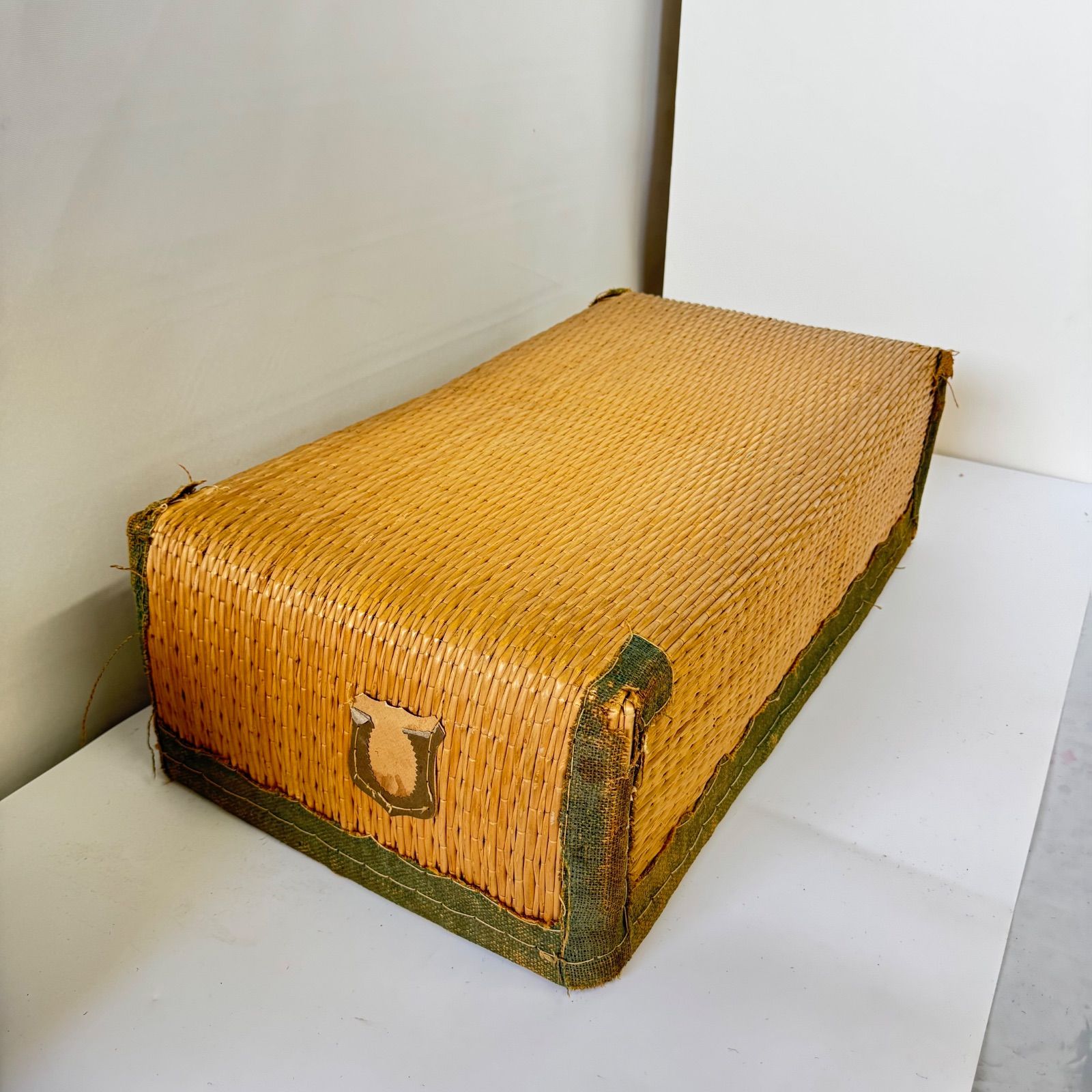 古い柳行李 籠 収納籠 レトロ 時代物 古道具 柳行李 やなぎこおり