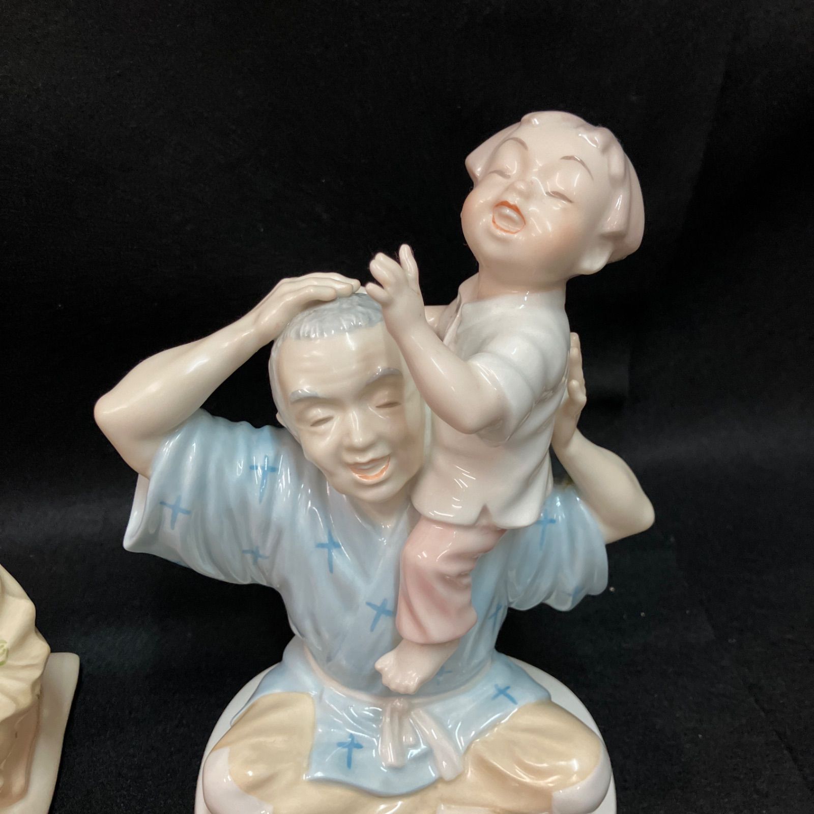 乃りたけ陶房 小島豪作 童子人形シリーズ 2個セット 希少