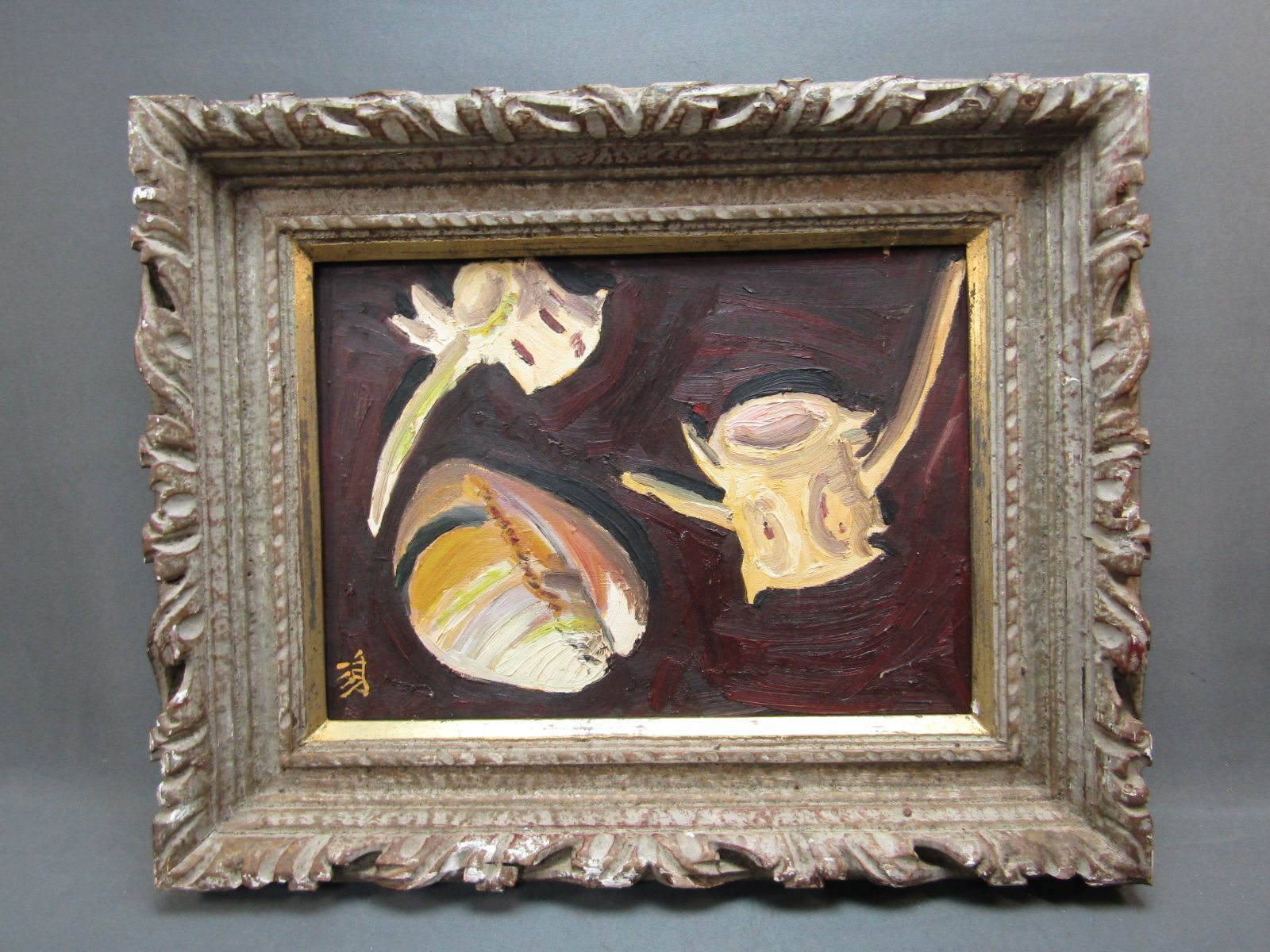 油絵 須田国太郎 静物 額装品 - メルカリ