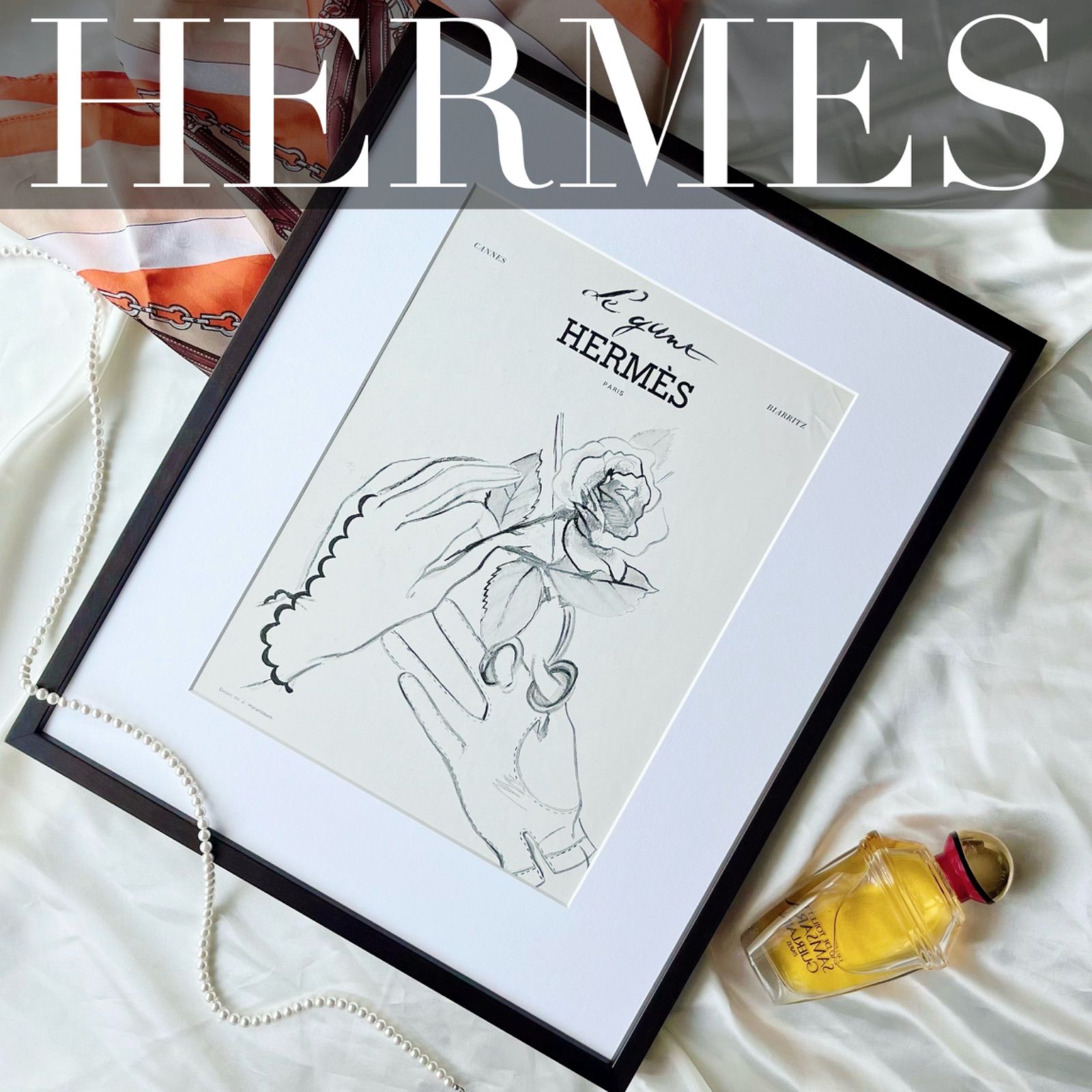 超お得！！1941 広告＞HERMES エルメス ポスター ヴィンテージ アート