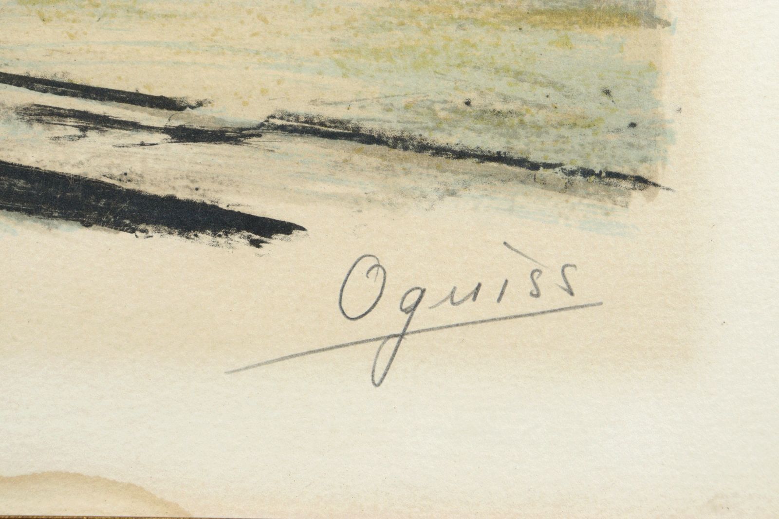 荻須高徳 「ボーブール」 リトグラフ 93/100 直筆サイン パリ 唐物