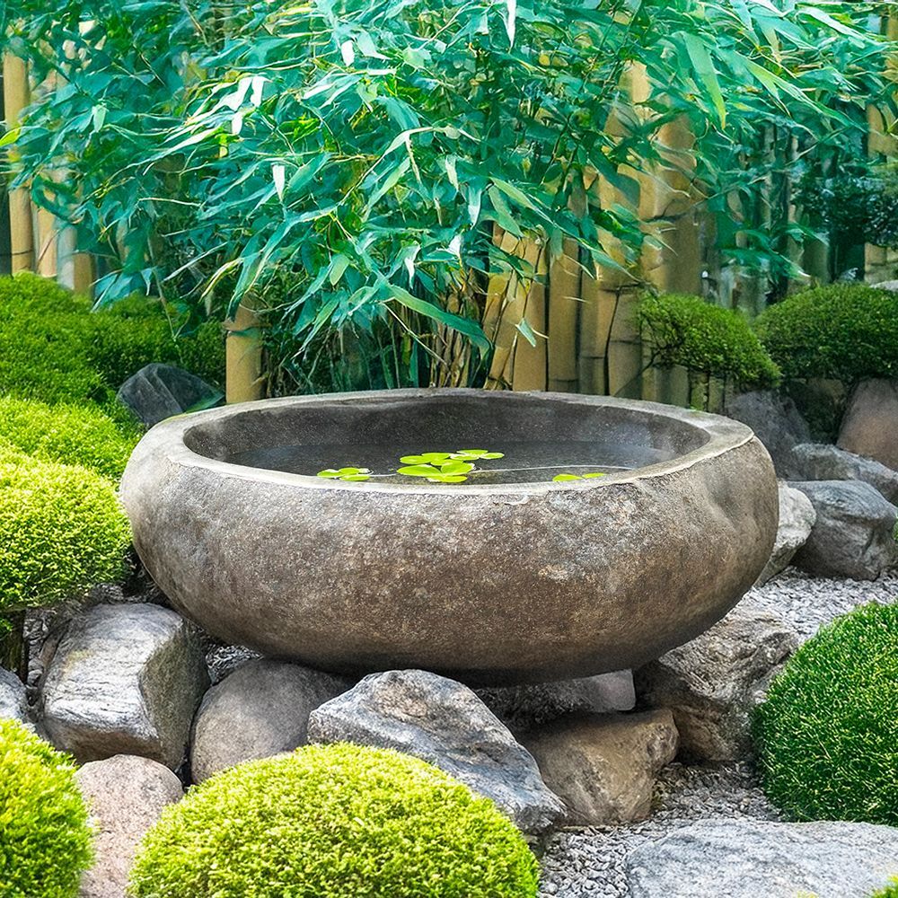 水鉢 石 メダカ鉢 めだか 大型 おしゃれ 庭 つくばい 手水鉢 蹲 睡蓮鉢