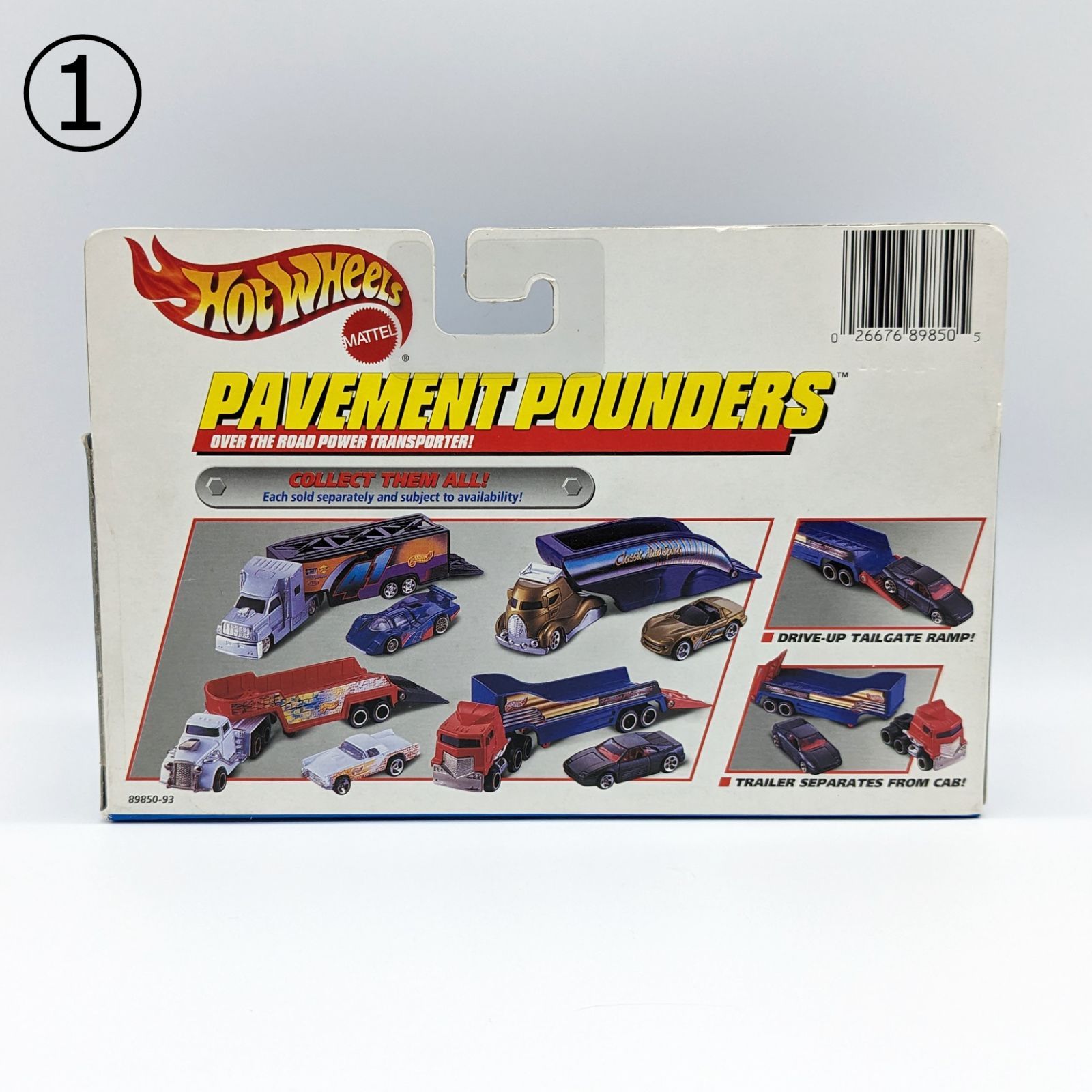 ホットウィール ペイヴメント・パウンダー 89850-93と89850の2個セット