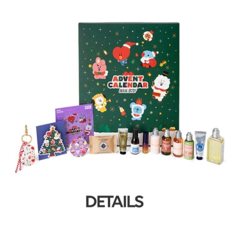 BTS BT21 ロクシタン クリスマス コラボ アドベントカレンダー レア