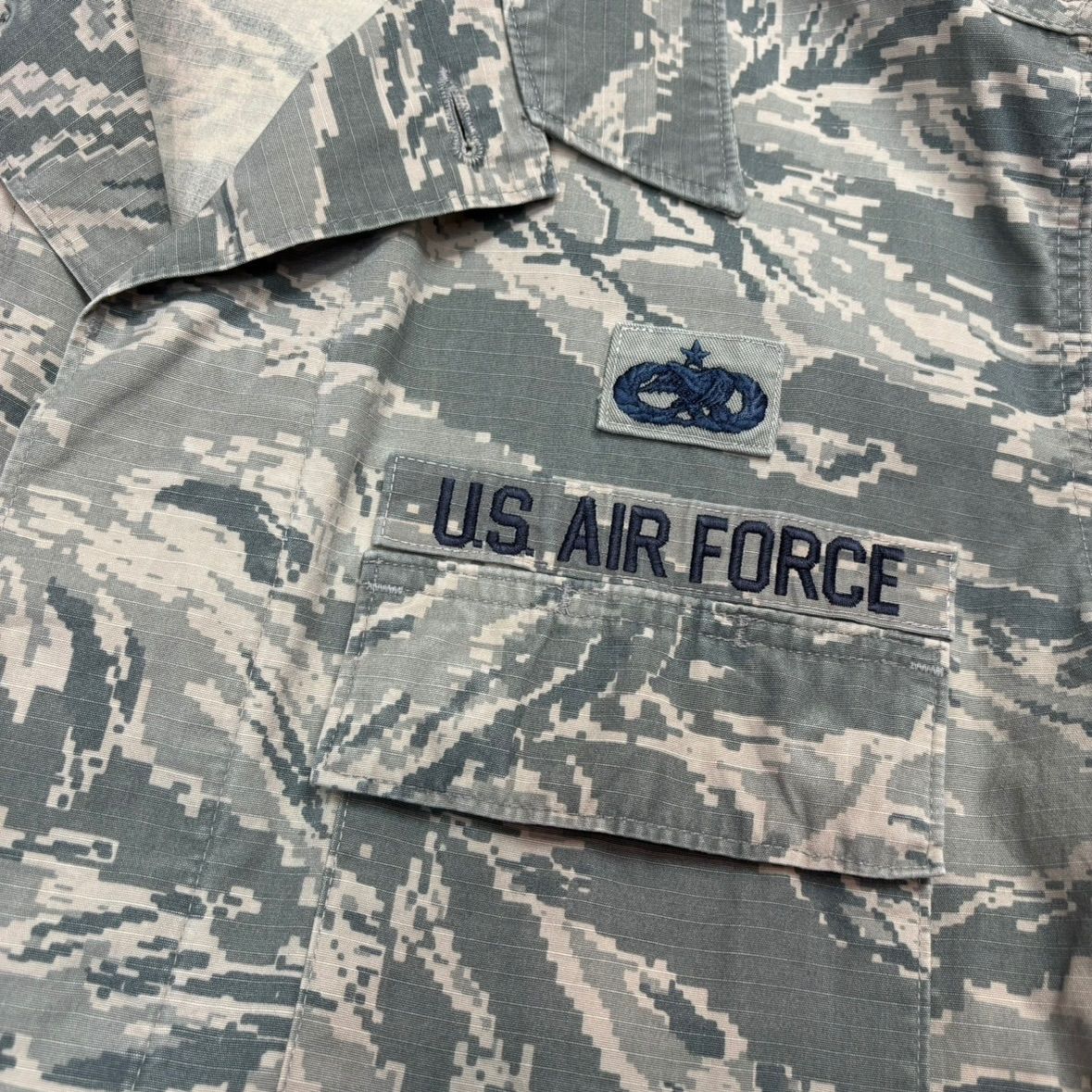 古着】ミリタリージャケット(US-AIRFORCE)XL カモフラ エアフォース