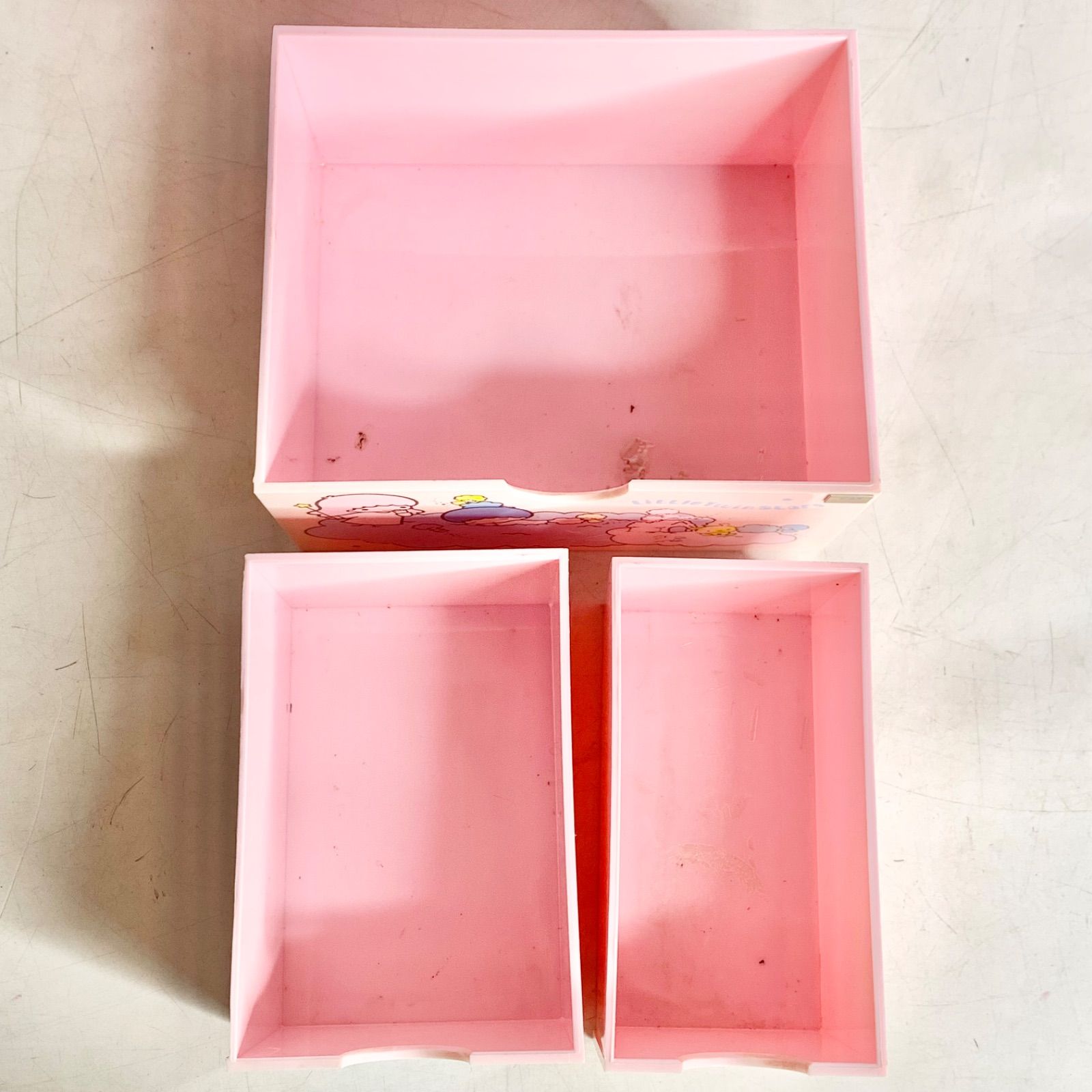 昭和レトロ サンリオ キキララ リトルツインスターズ 引き出し 小物