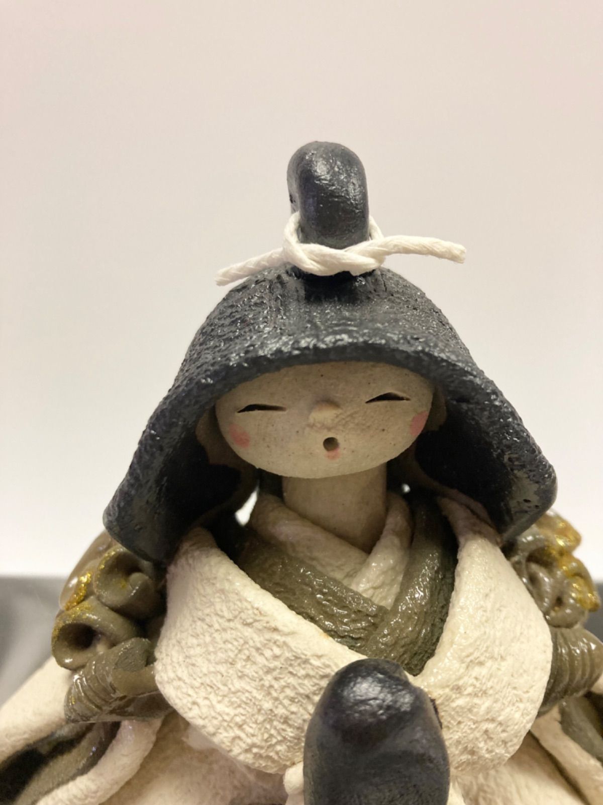 新品】花無垢 夫婦雛 雅窯 水野雅子 陶器製 お雛様 雛人形 雛飾り