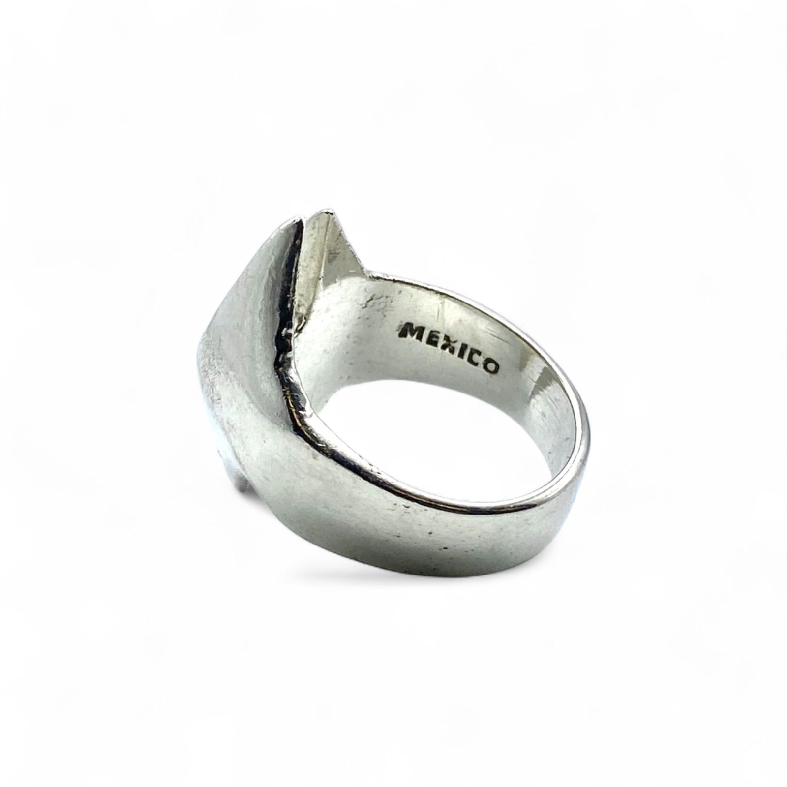 一点もの】MEXICO メキシコ Silver 925 刻印 00s Vintage Design Ring