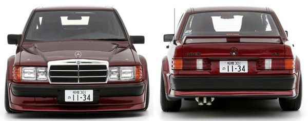 新品 OttO mobile 1/18 RAUH-WELT REPUBLIK 190E 2.5-16 (レッド) 完成