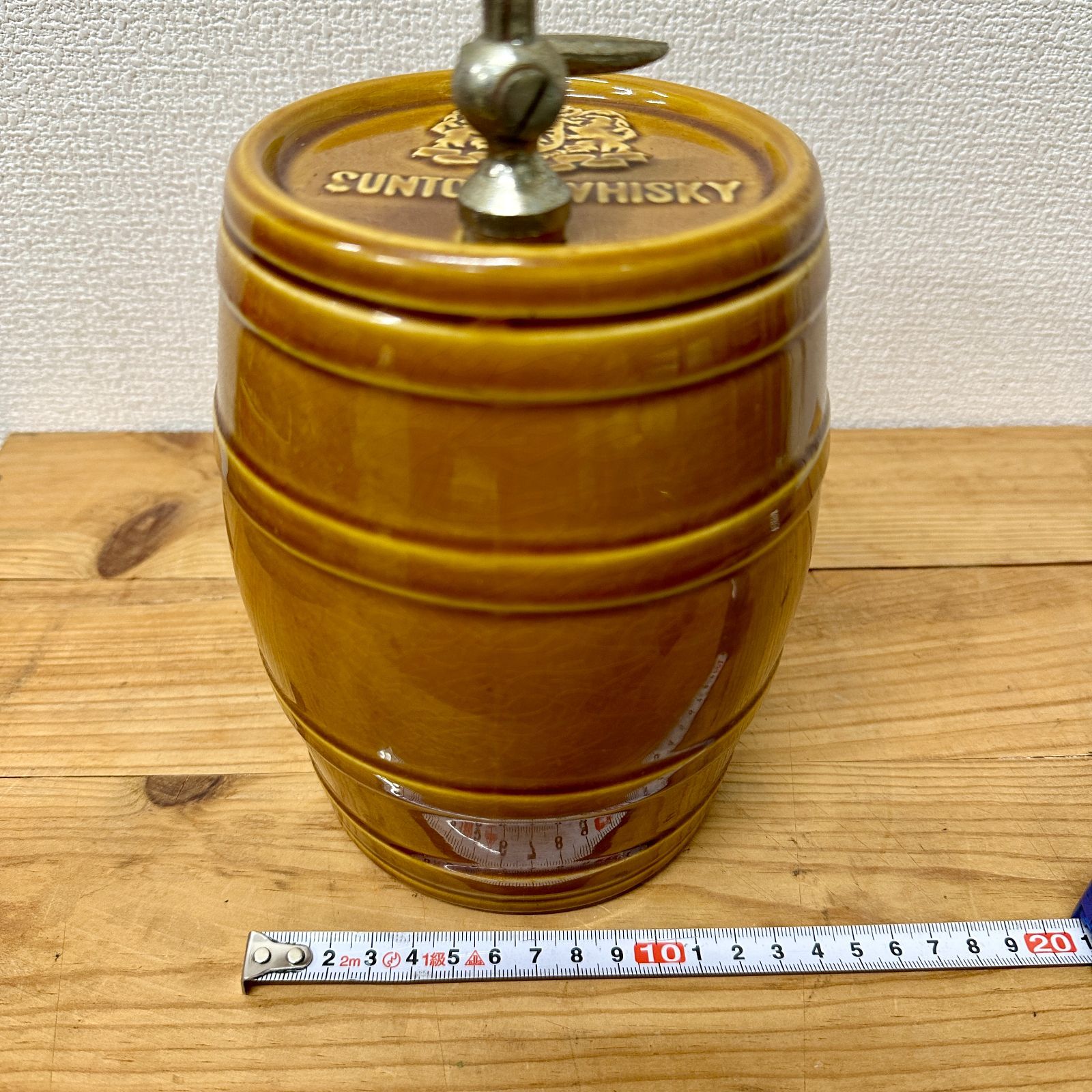 SUNTORY サントリー ウイスキー 壽屋 ミニ樽 サーバー型置物 陶器