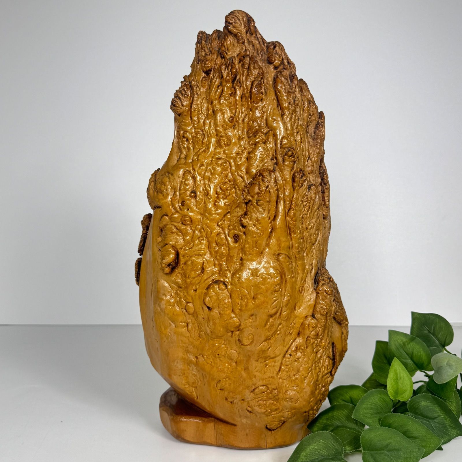 屋久杉 瘤 こぶ 花瓶 一輪挿し 木工芸品 木製花瓶 自然木 オブジェ