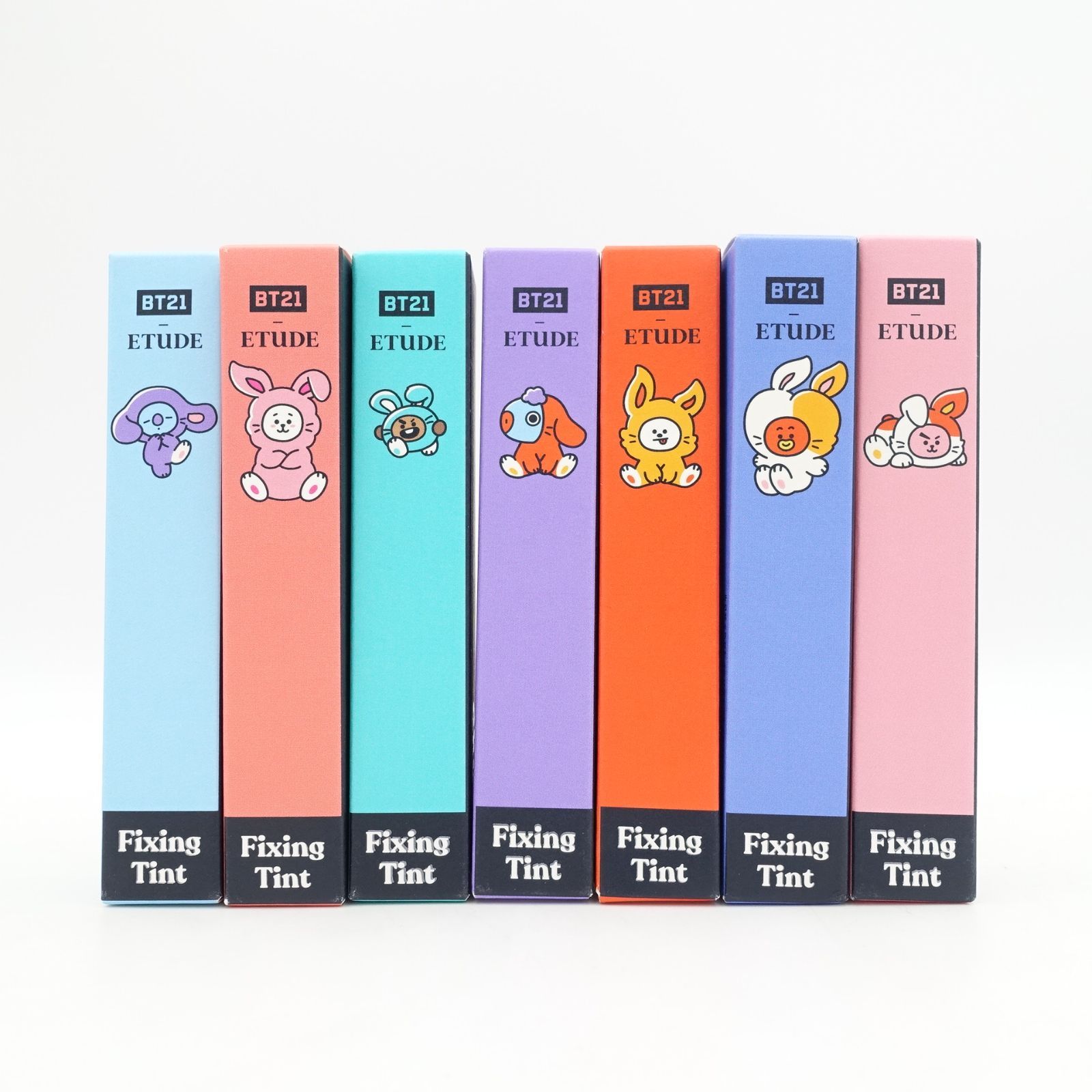 エチュード BT21 フィクシングティント コンプリートセット 7色 7点 未