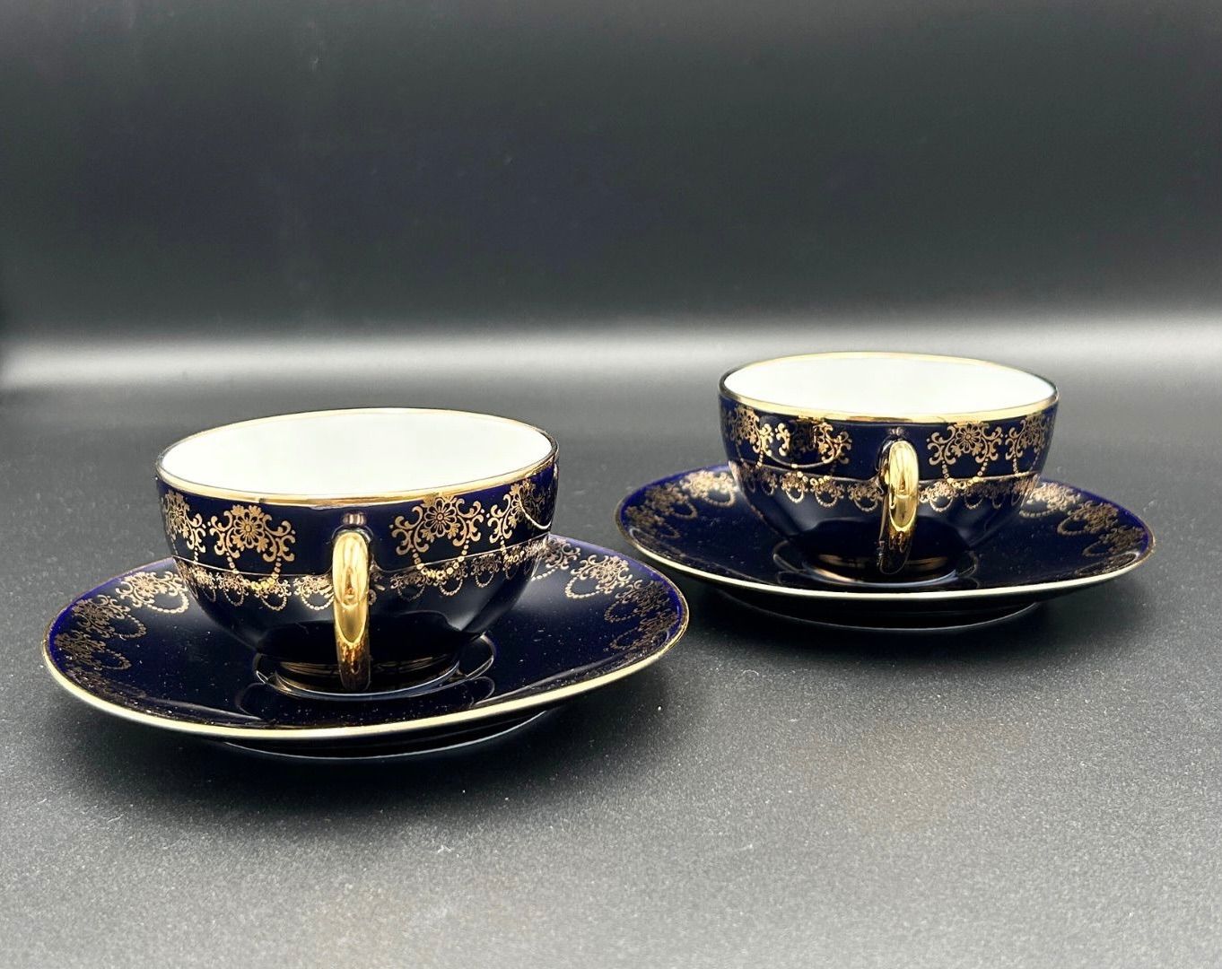 希少】Limoges（リモージュ）CASTEL 22K金彩 アンティーク カップ