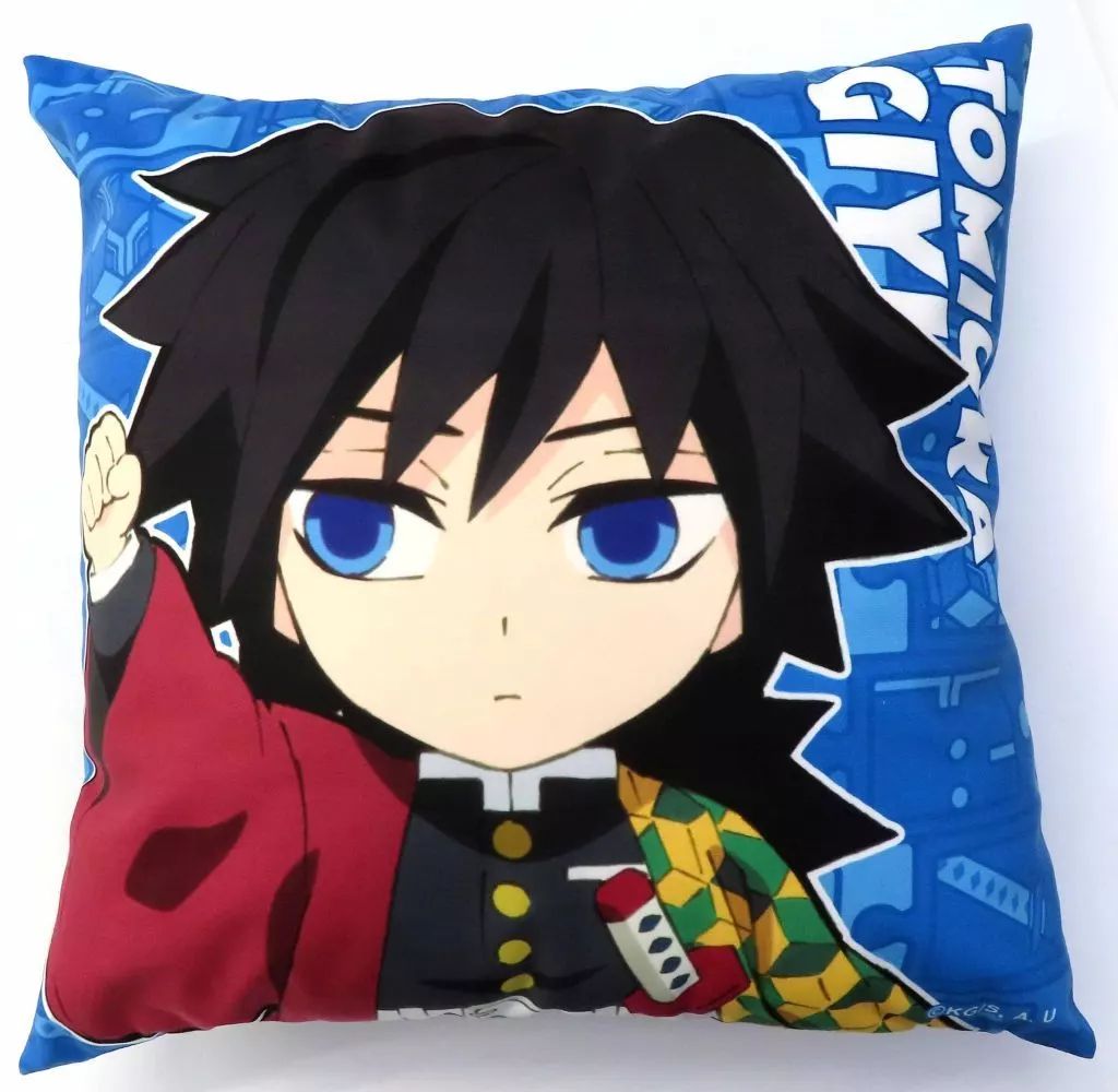 中古】クッション・本体 冨岡義勇 繋がるモチーフクッション 「鬼滅の