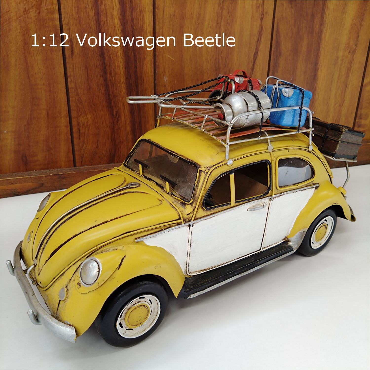 フォルクスワーゲン VW ビートル ブリキ 1/12スケール 33cm Vintage