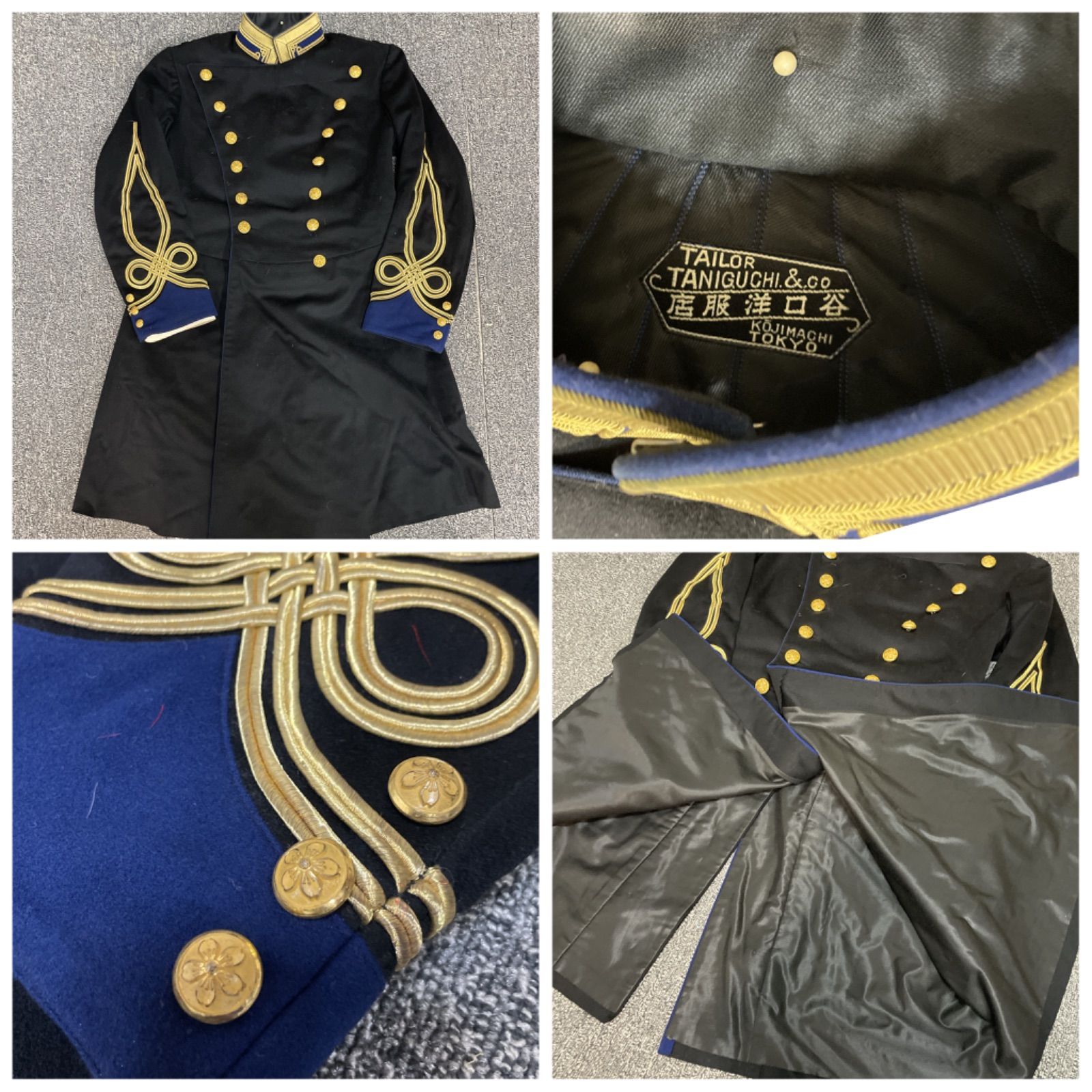 ♭ 希少 大日本帝国陸軍 大礼服 帽子 肩章 飾り帯 トランク 日本軍