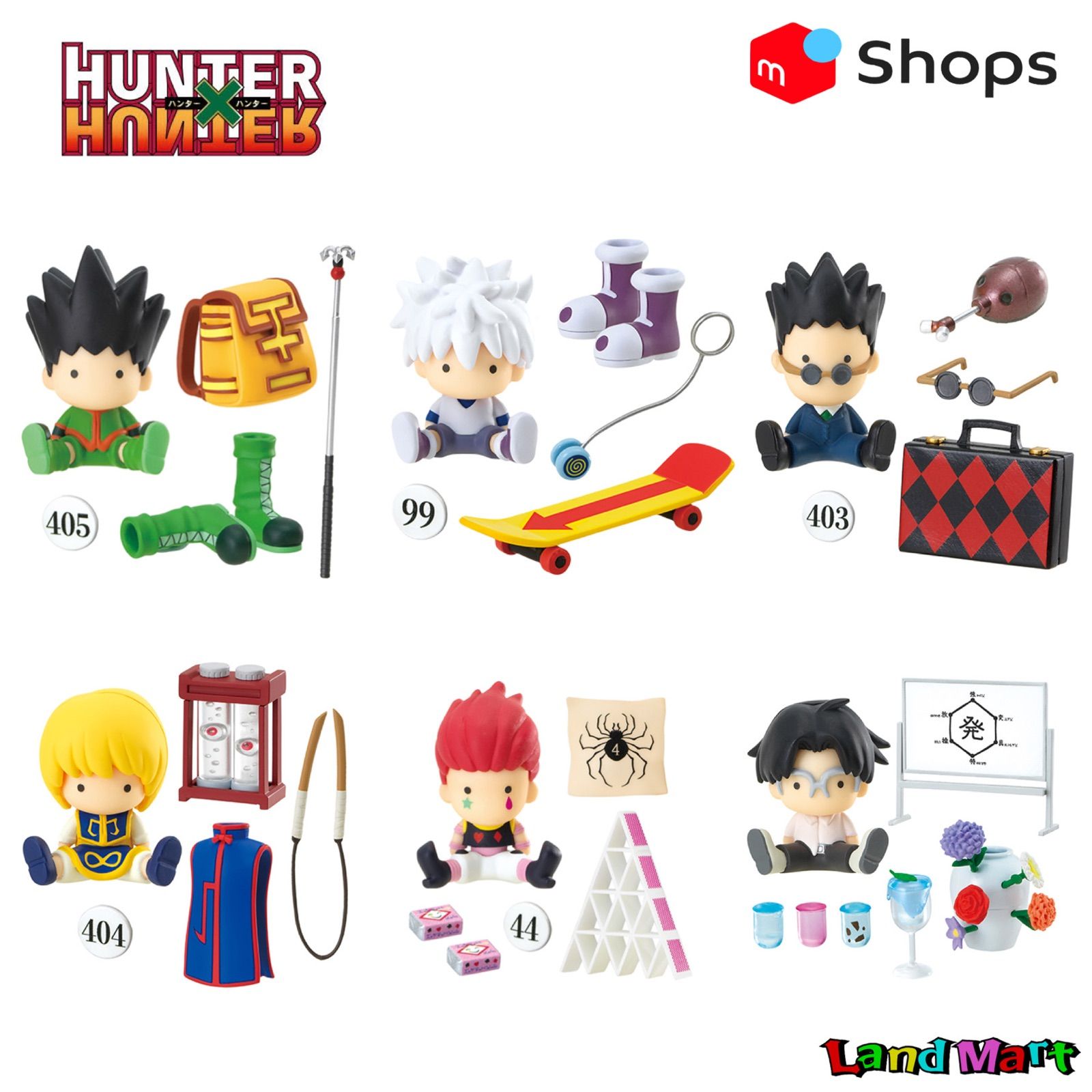 HUNTER×HUNTER ハンターハンター-小型の再現模型-1BOXオトナ買い