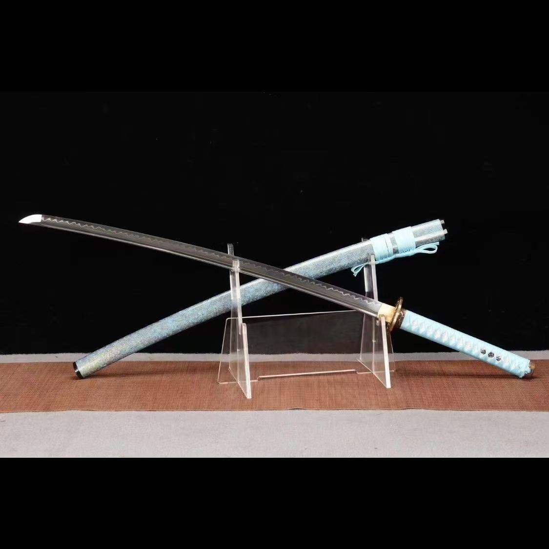 26寸T10焼刃日本三色研【無双ゴースト】 武具 刀装具 日本刀 模造刀 居合刀