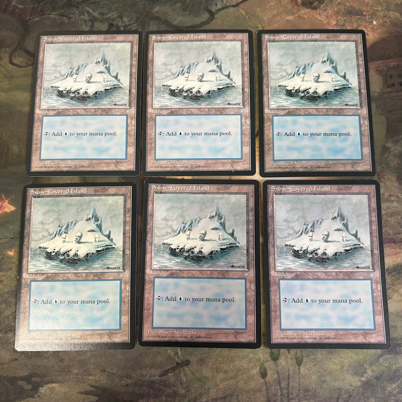 nvq24 39 アイスエイジ 冠雪の島/Snow-Covered Island 6枚 英語版 EN