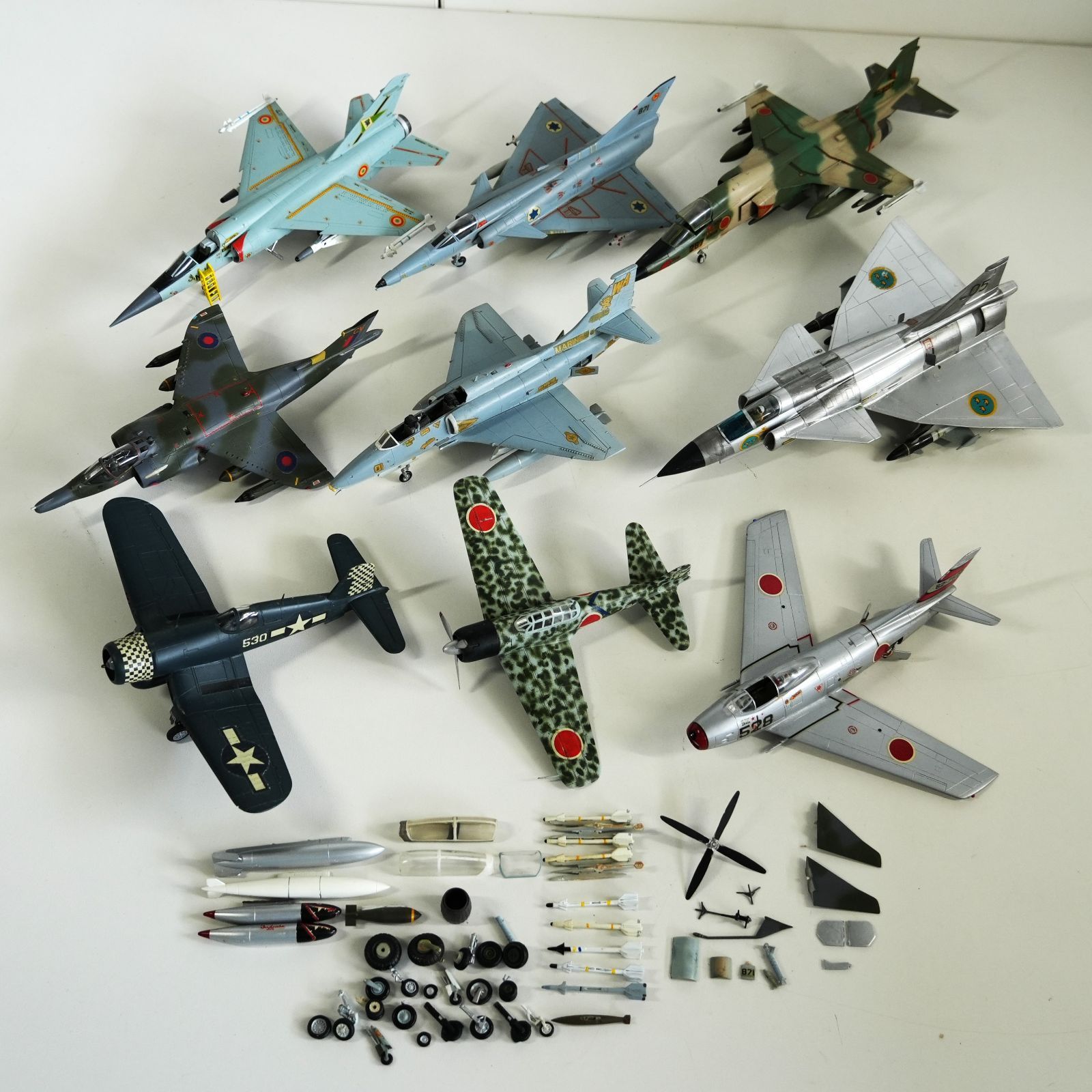 IM] ジャンク品 戦闘機 組立済 プラモデル 9点セット - メルカリ