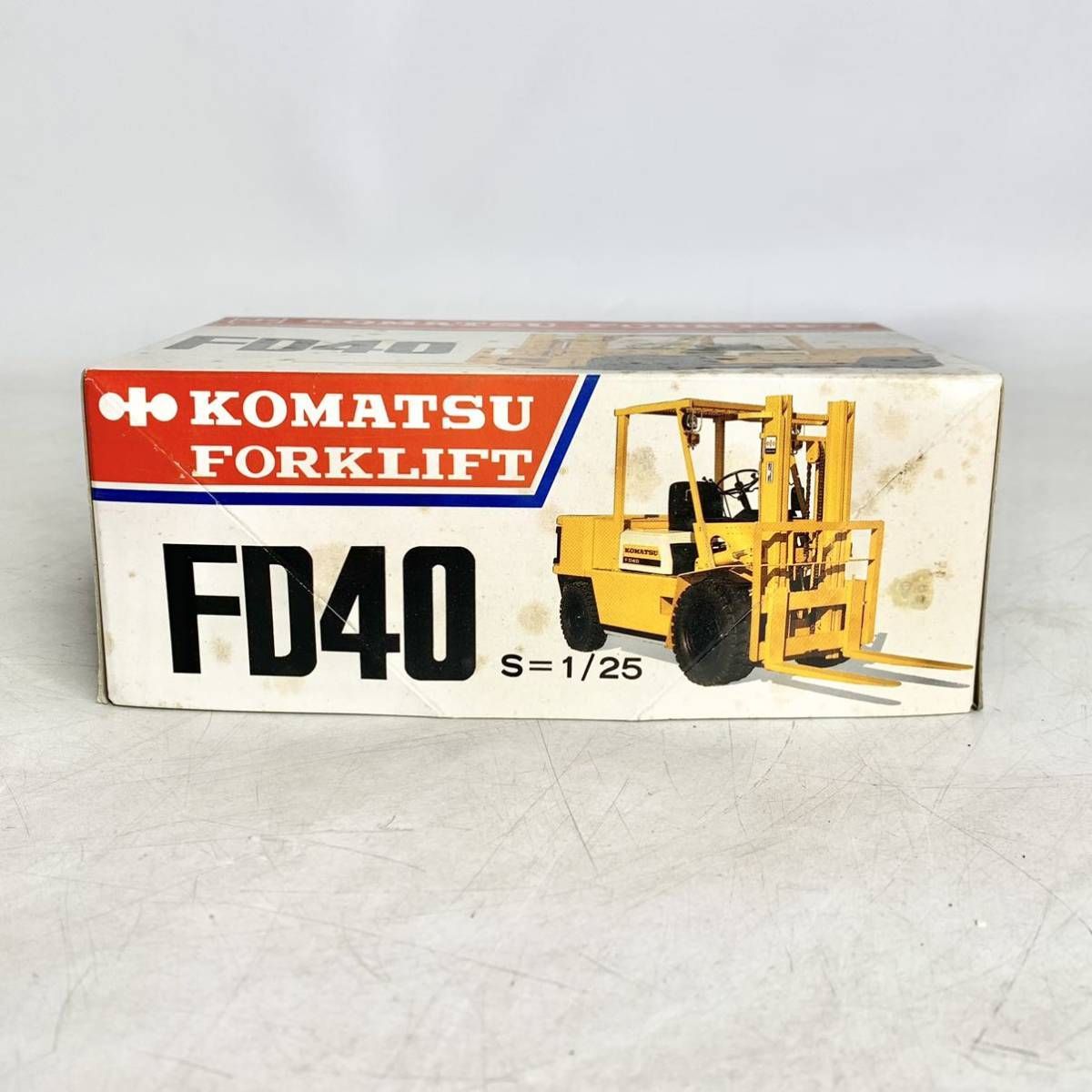 昭和レトロ コマツ フォークリフト FD40 1/25 KOMATSU シンセイ