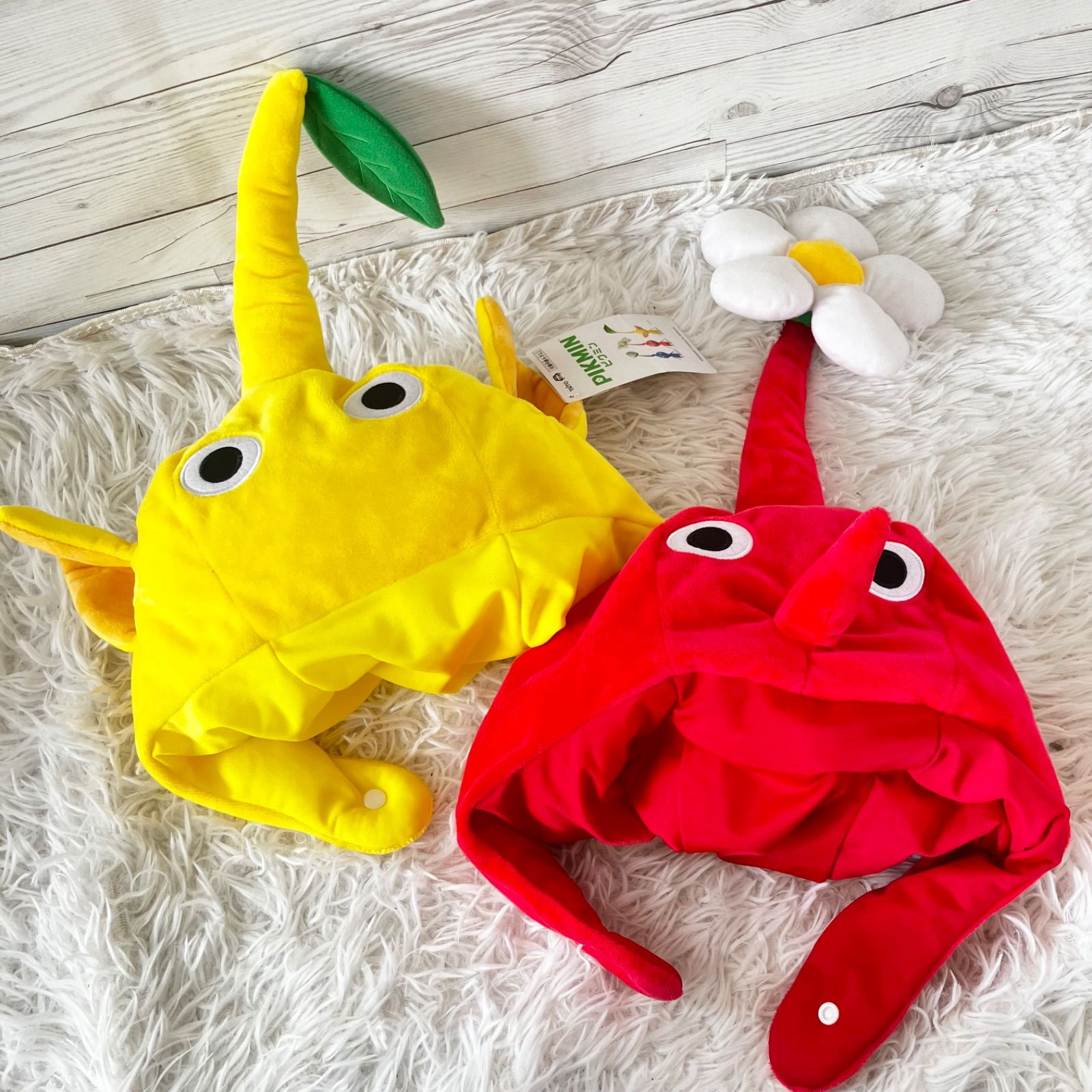 ピクミン なりきり帽子 赤ピクミン 青ピクミン 帽子 被り物 2点セット