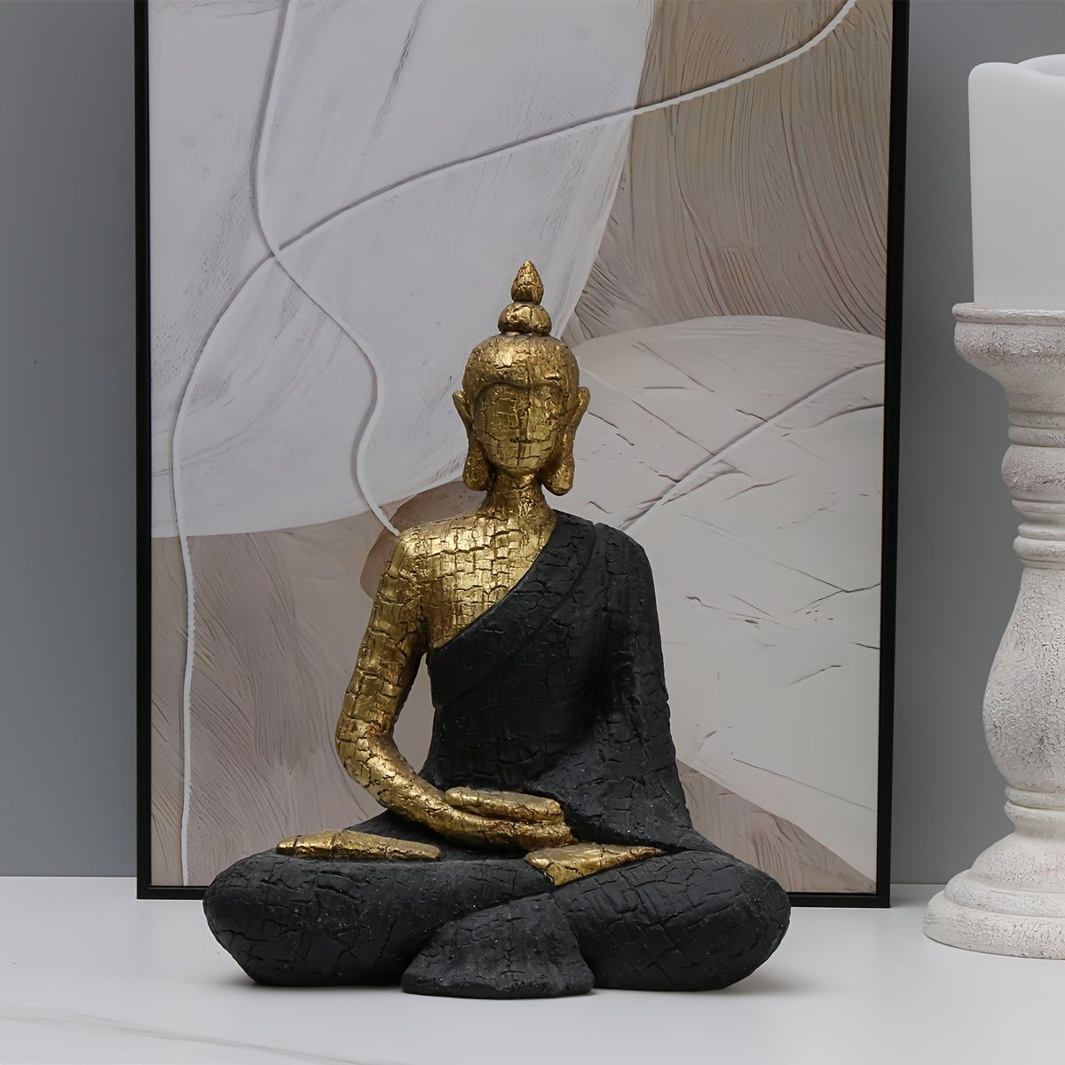 仏陀 ブッダ 像 仏像 坐像 金 タイ チベット 仏教 瞑想 浄化 厄除け