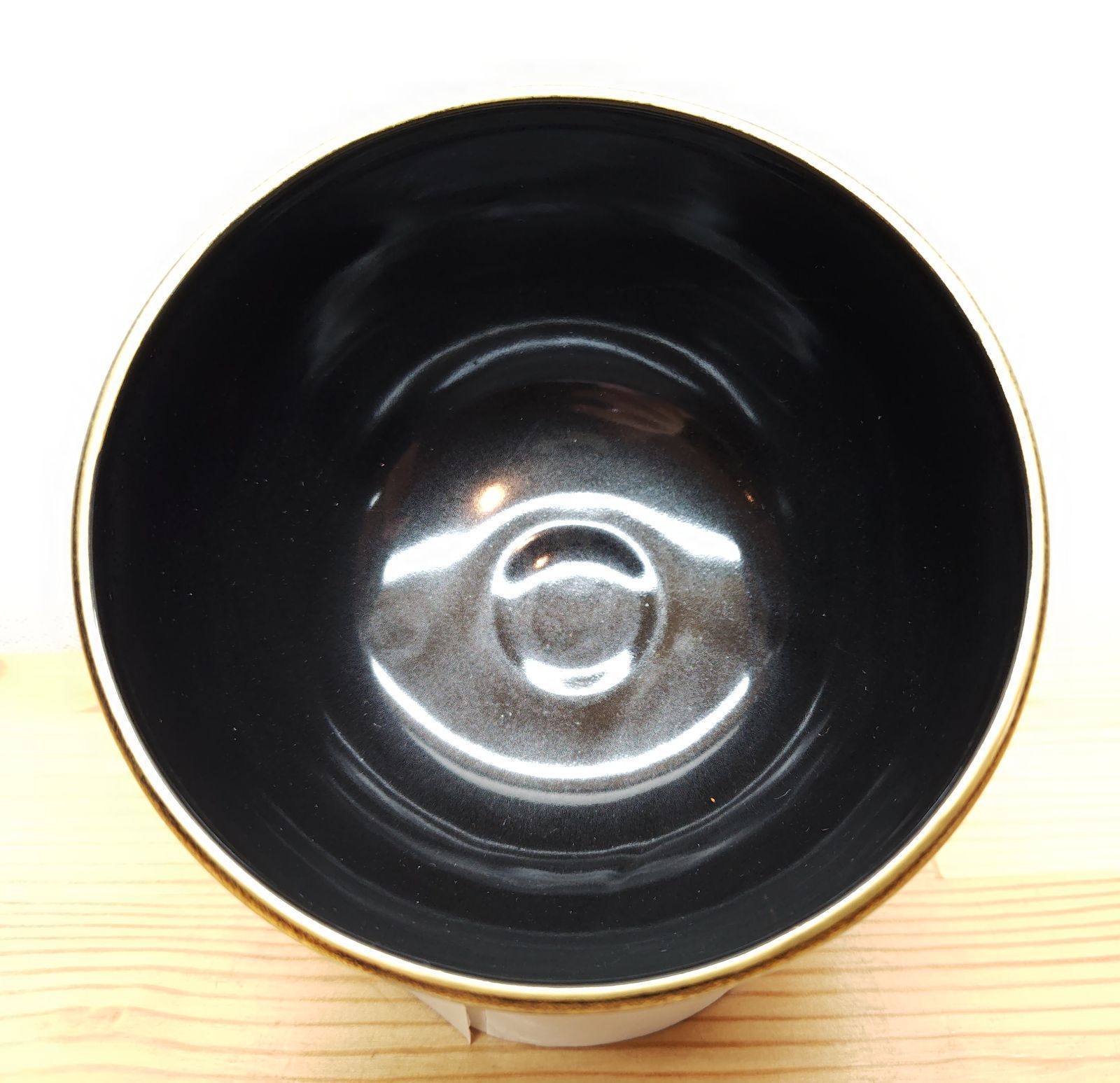 逢絢亭・新品】茶道具 茶碗 京焼 乾山 赤蔦の絵 内黒塗 壱休窯 共