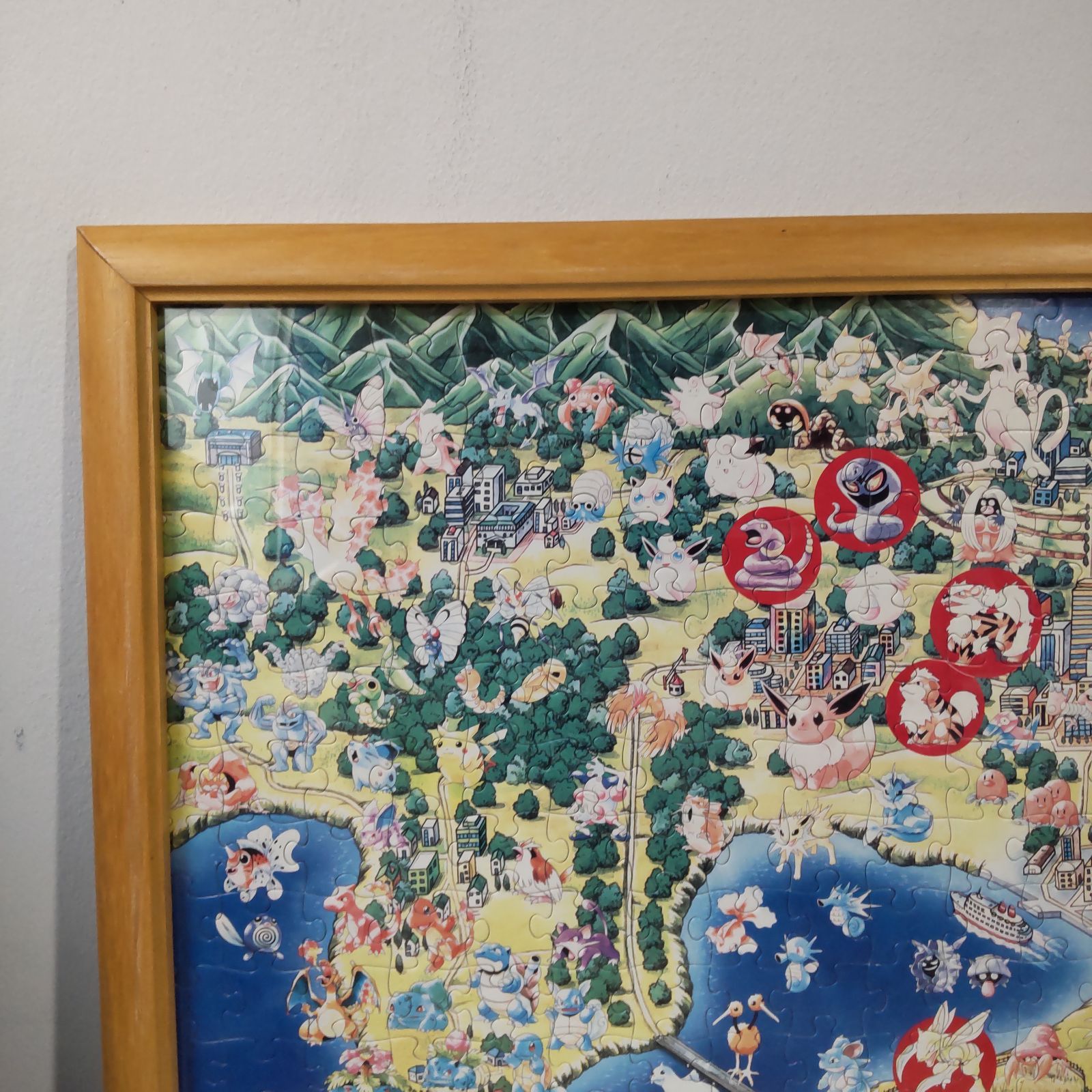 2点セット ポケモン 初代 ジグソーパズル 完成品 ポケットモンスター赤